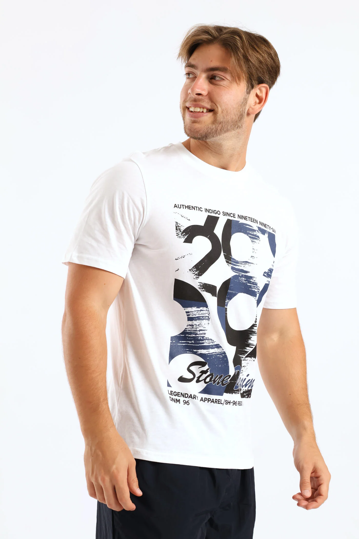 1962 Block Tee - White