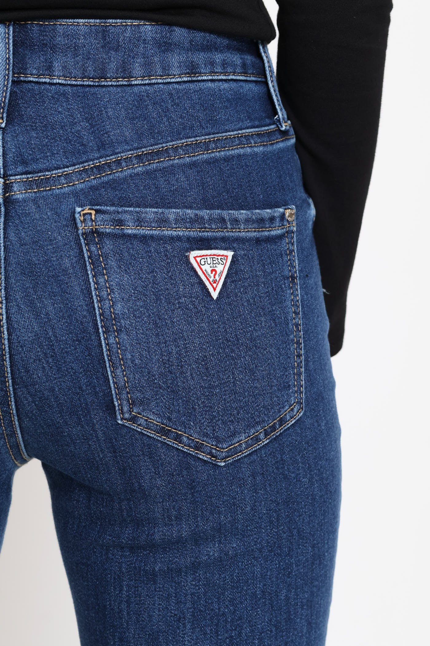 1981 High Rise Skinny Jean - Mid Wash - Image 2