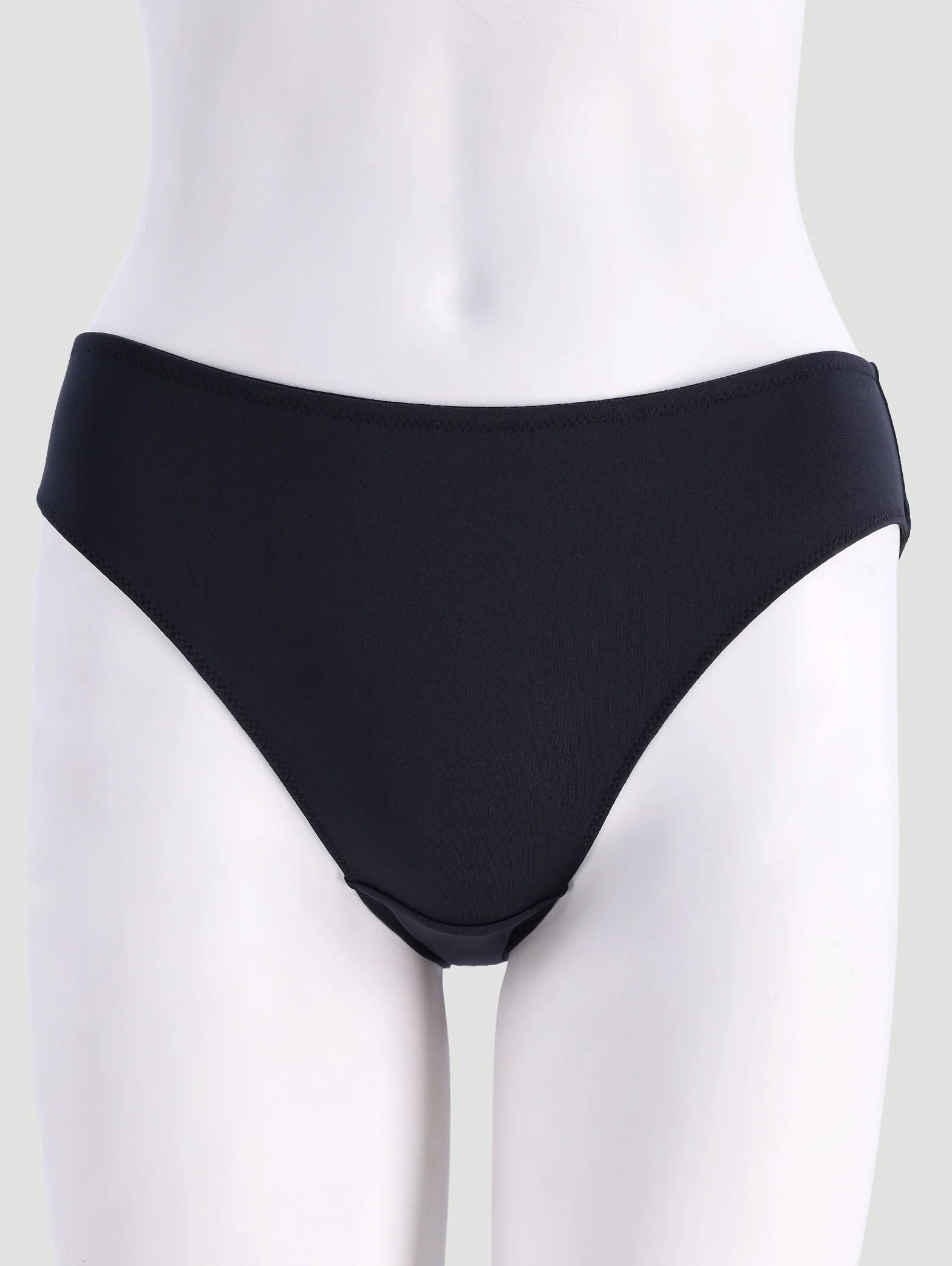 2 Pack Bikini Panties - Beige/Black - Image 2