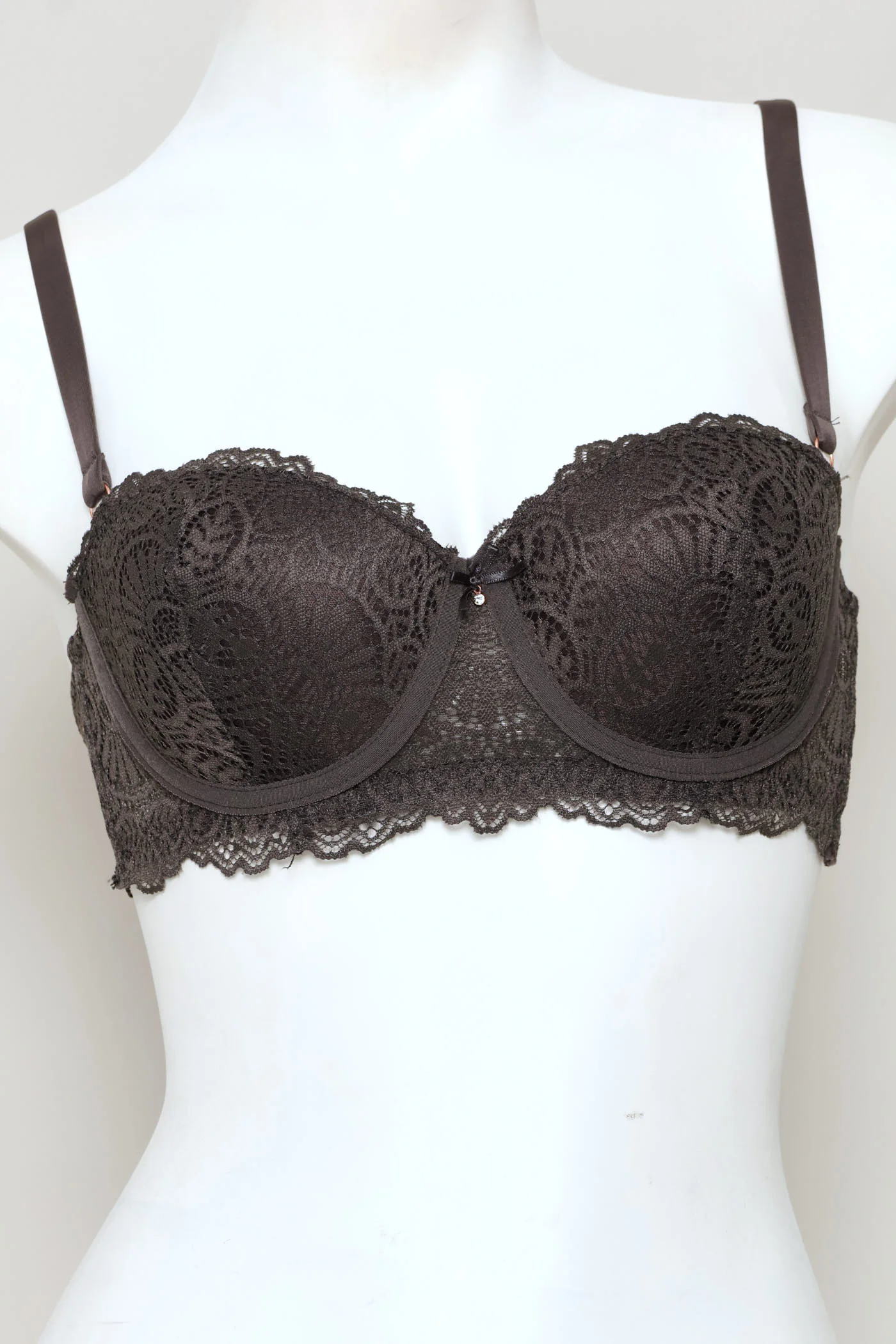 2 Pack Galoon Lace Balconette Bra - Multi - Image 4