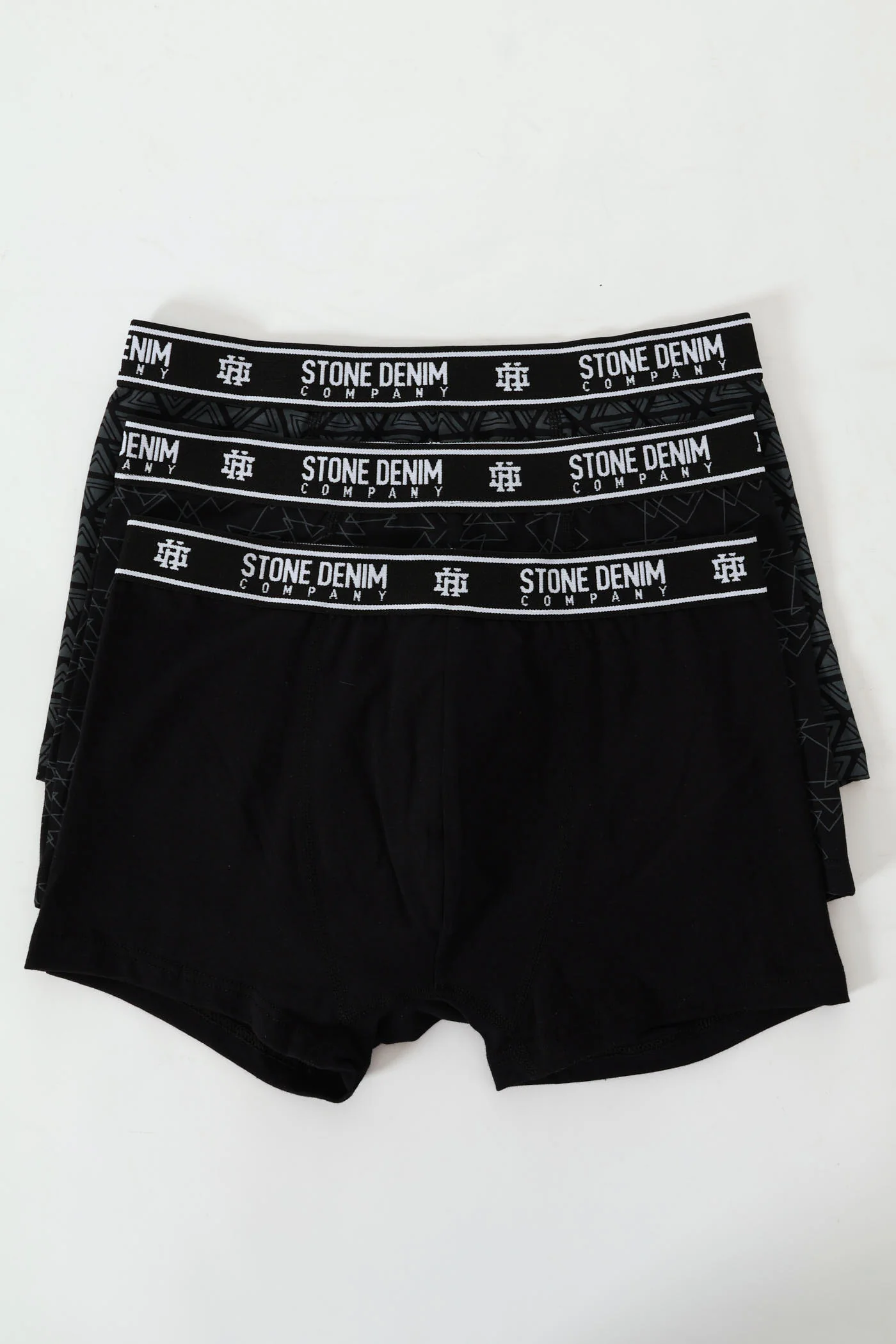 3 Pack Design Trunks - Black
