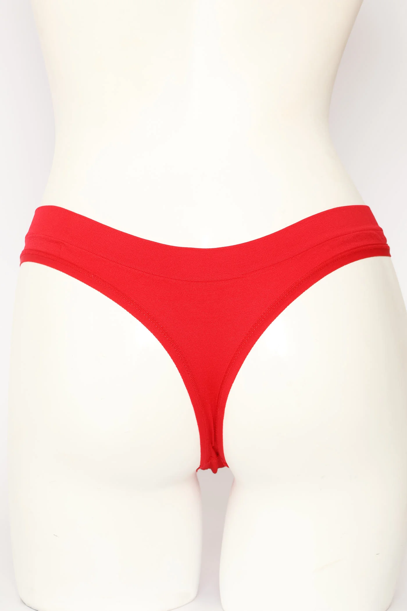 3 Pack Seamless Thong Panties - Multi - Image 2