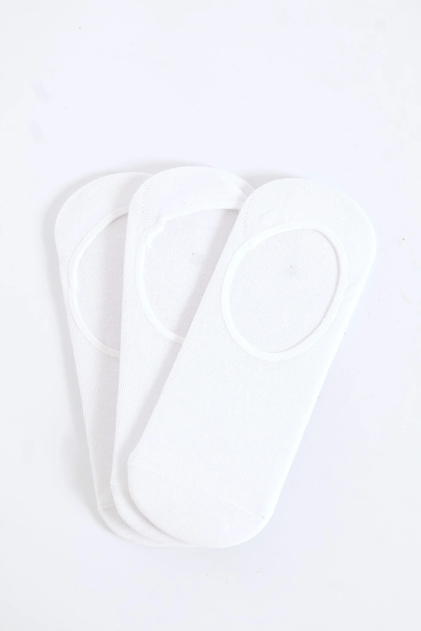 3 Pack Sneaker Socks - White
