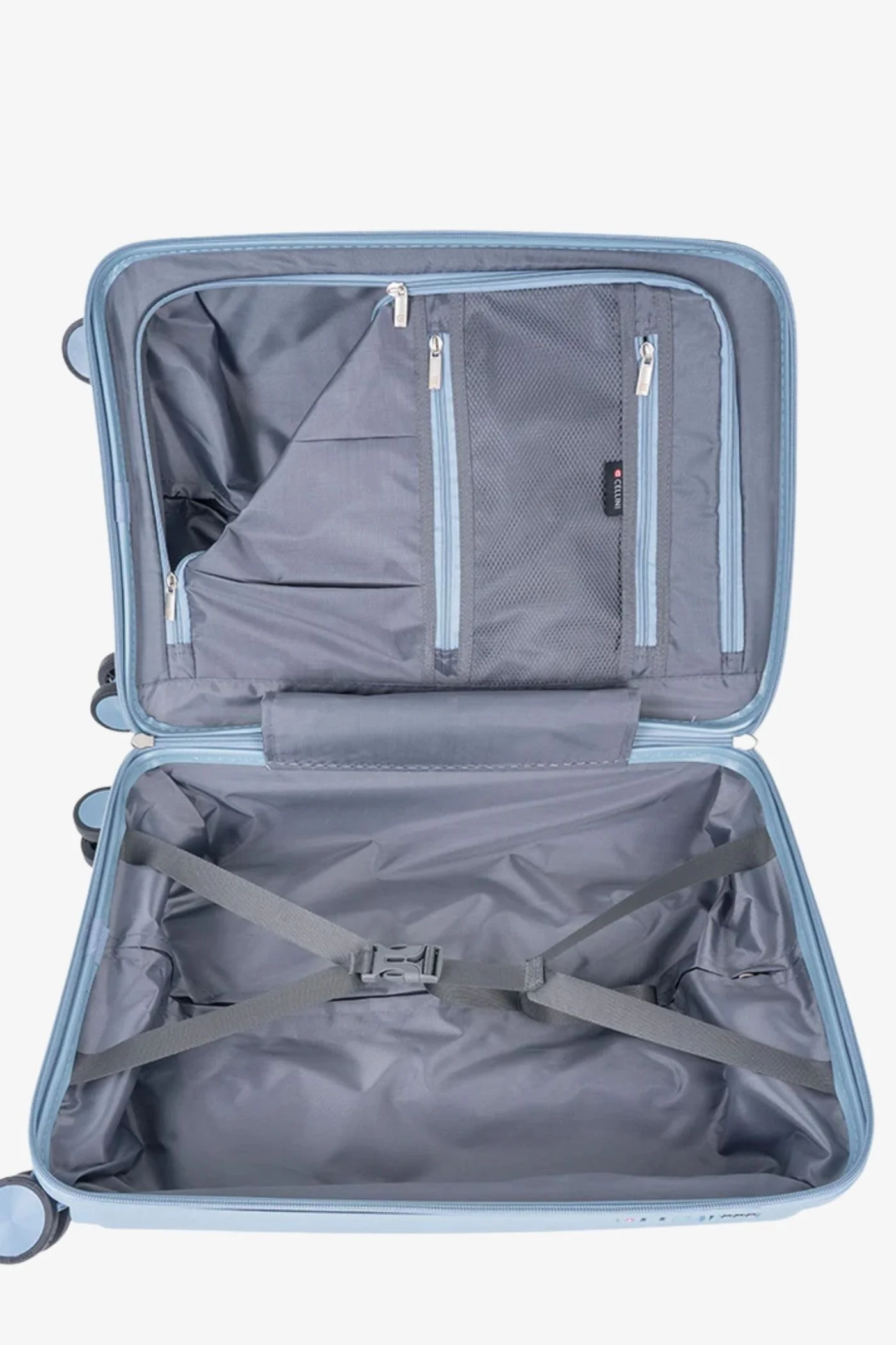 3 Piece Luggage Set - Light Blue - Image 3