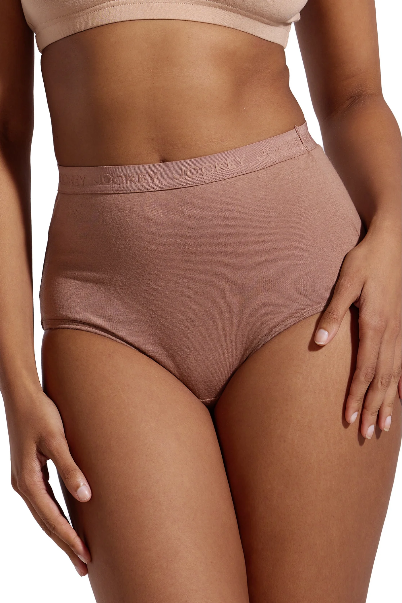 5 Pack Classic Cotton Brief Panties - Blue - Image 6
