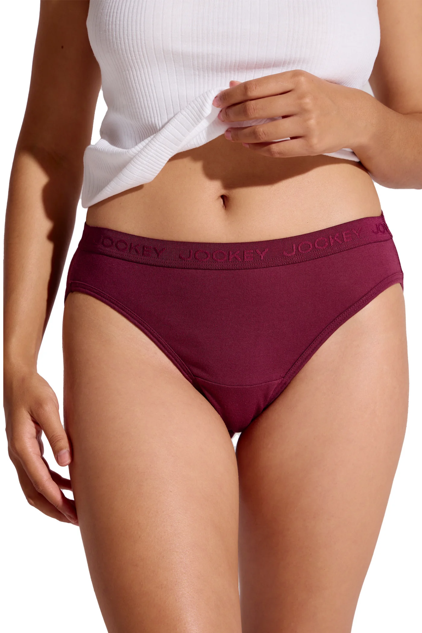 5 Pack Tonal Cotton Bikini Panties - Pink - Image 5