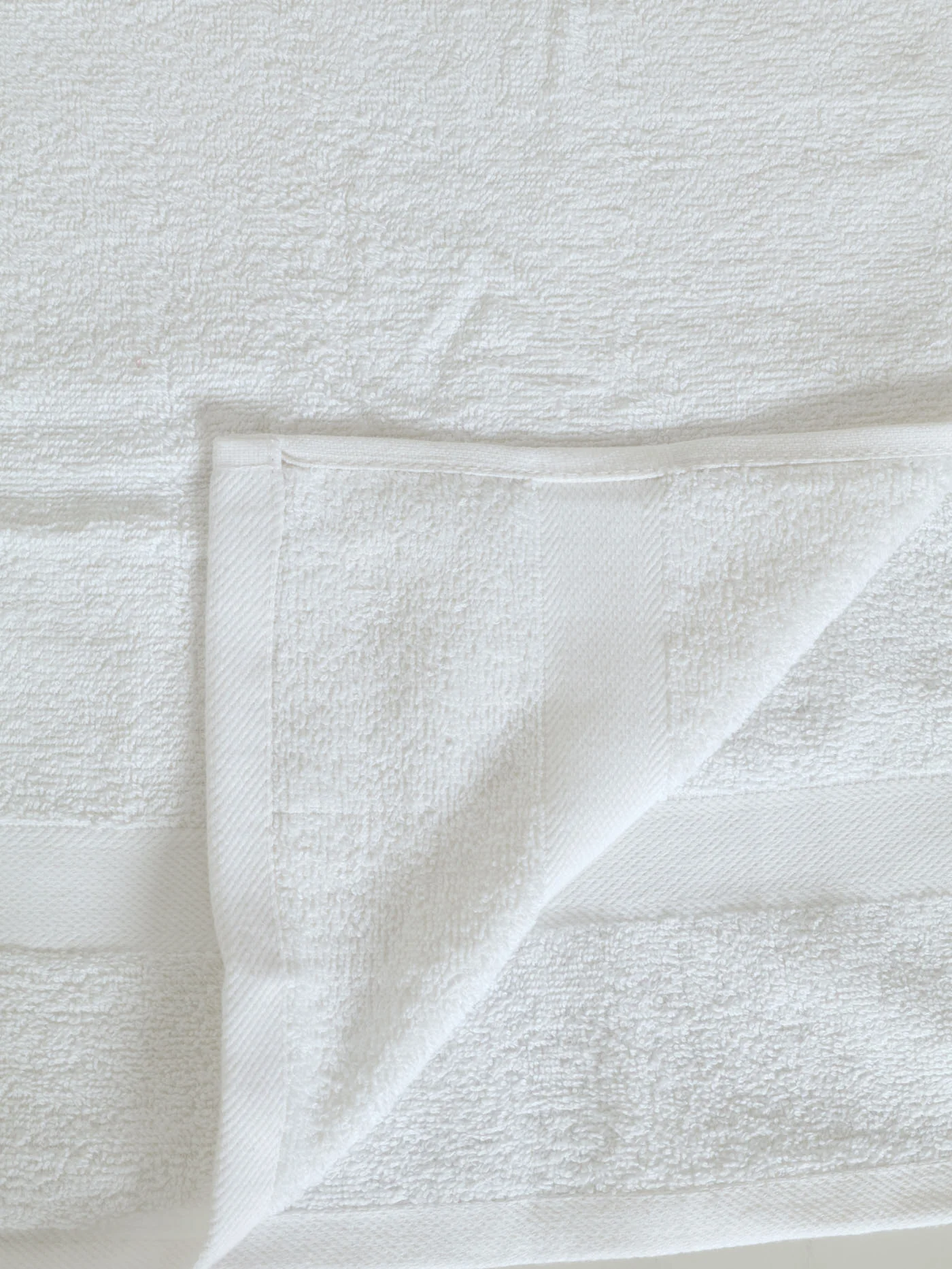 500GSM 6 Piece Bath Towel Set - White - Image 2