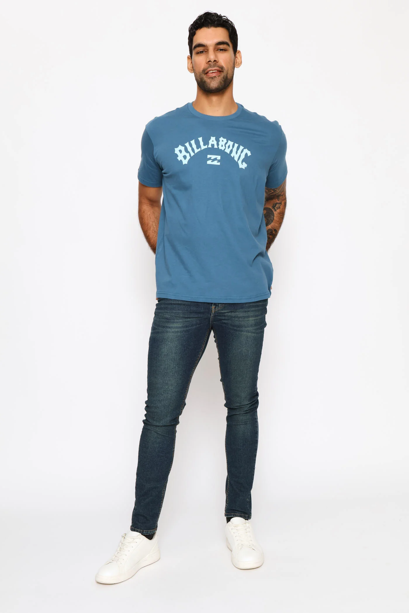 Arch Wave Tee - Teal - Image 5