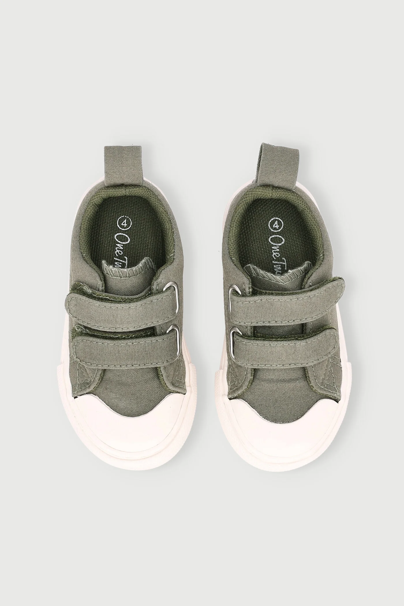 Baby Boys Plain Sneaker - Fatigue - Image 2