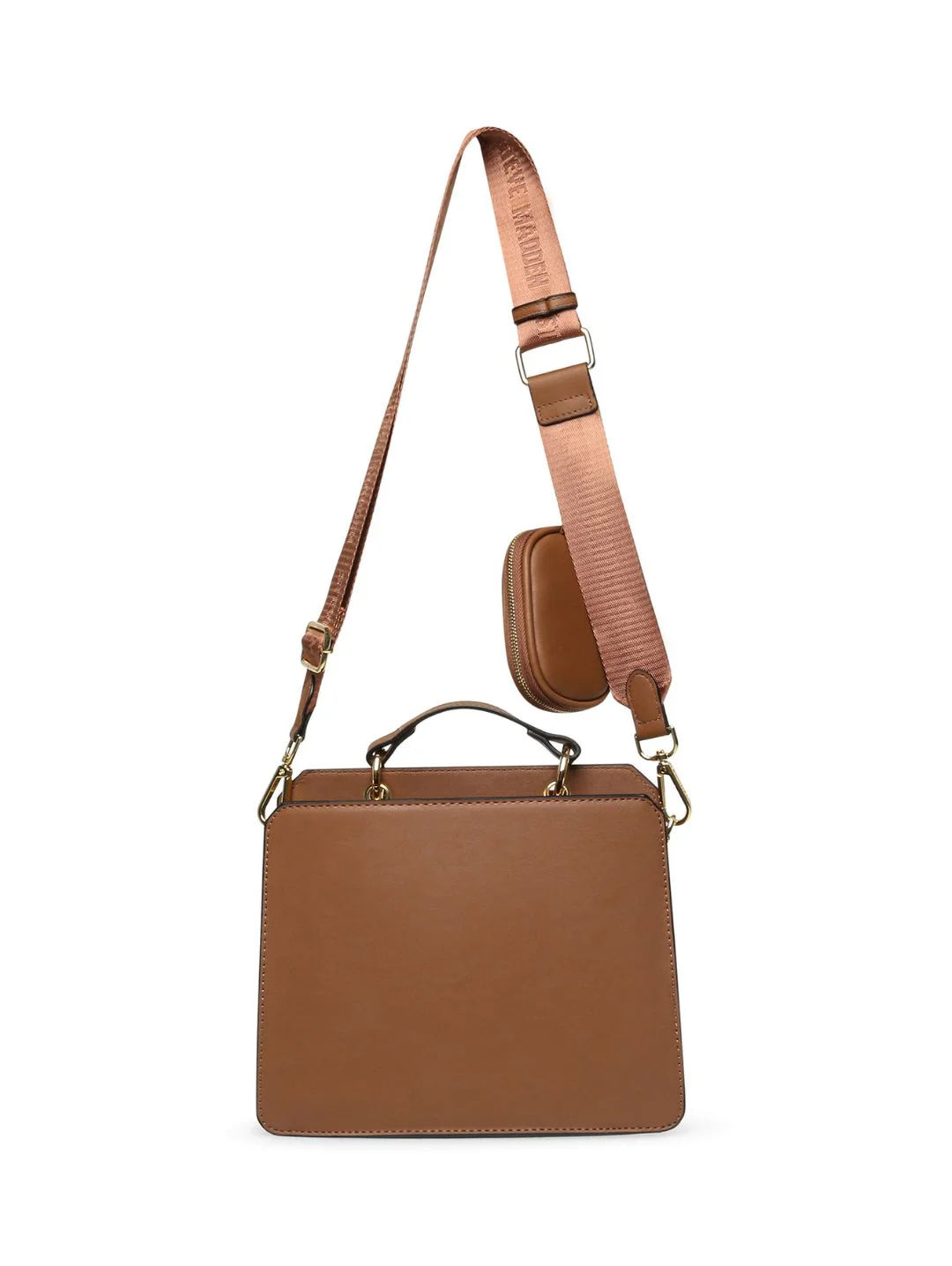 Bevelyn Top Handle Bag - Brown - Image 4