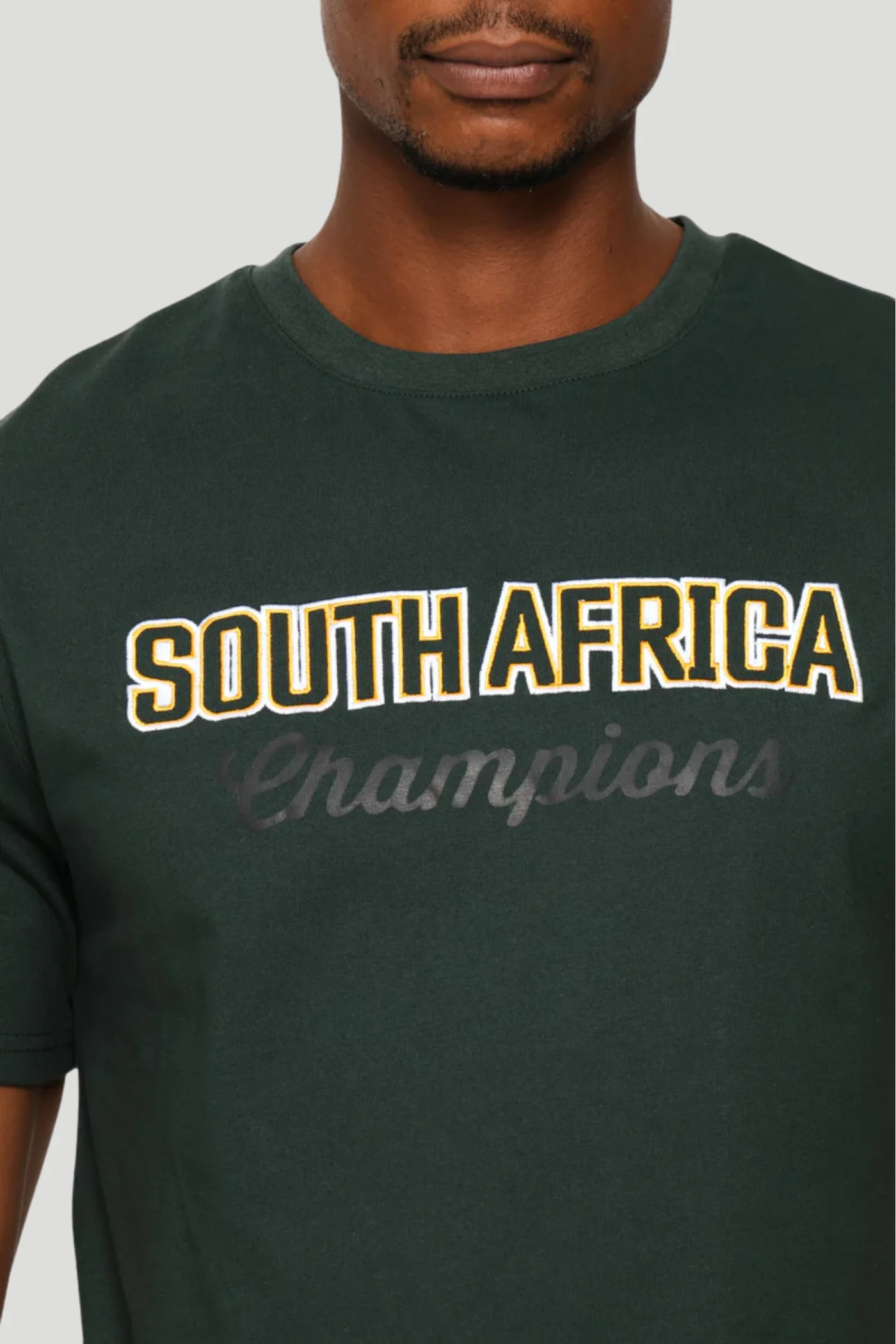 SA Champs Heavy Weight Tee - Dark Green - Image 3