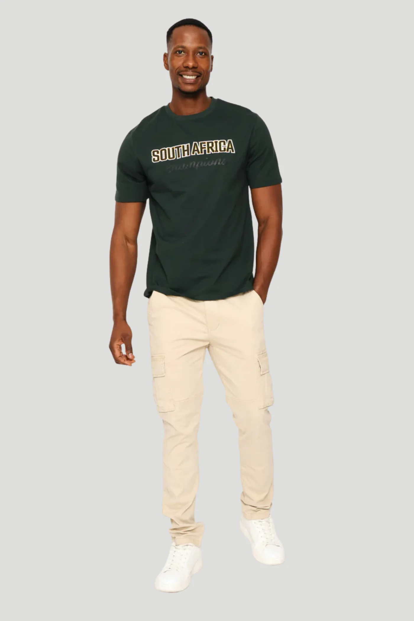 SA Champs Heavy Weight Tee - Dark Green - Image 5