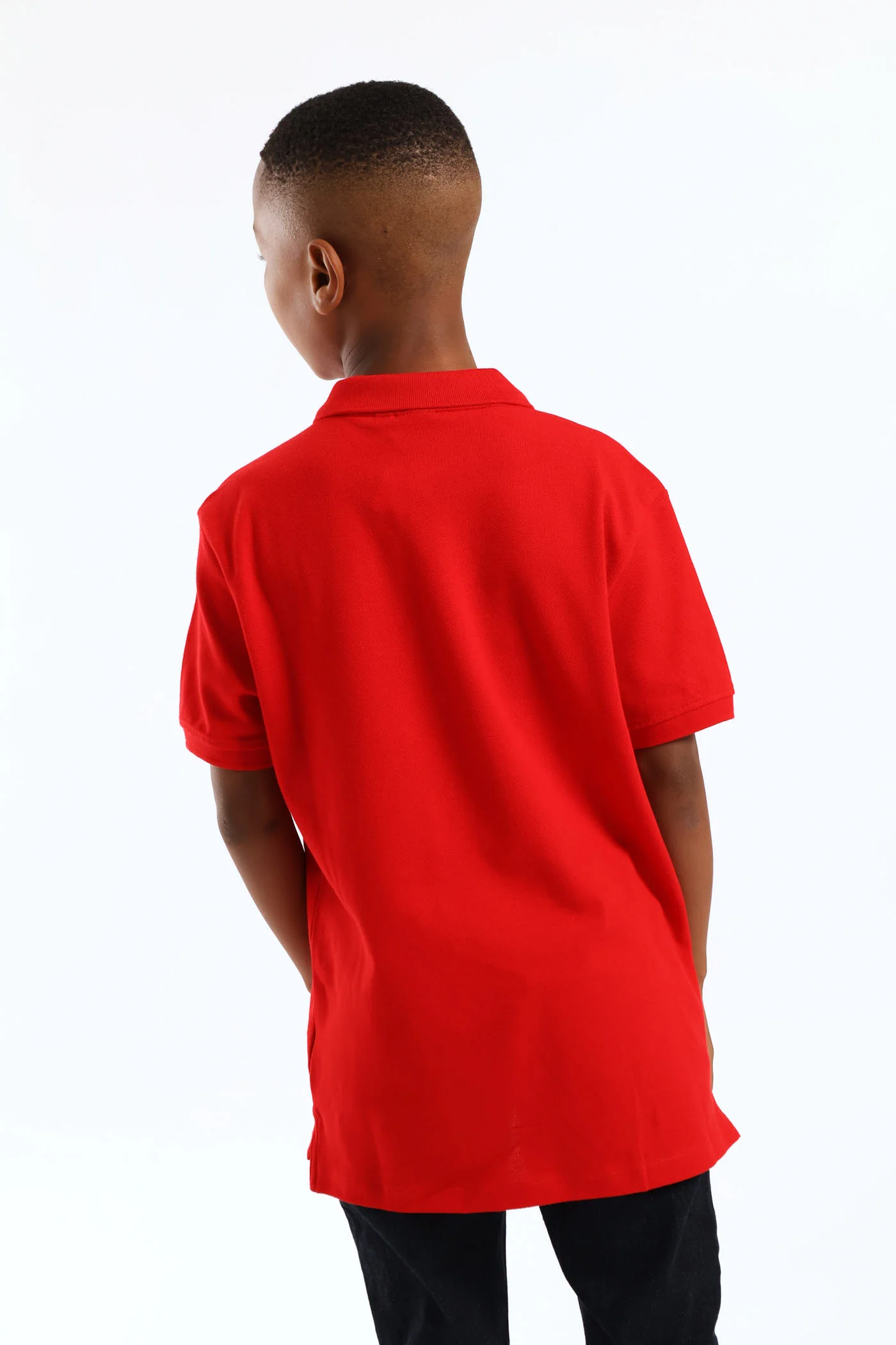Boys Austin Classic Golfer - Red - Image 4