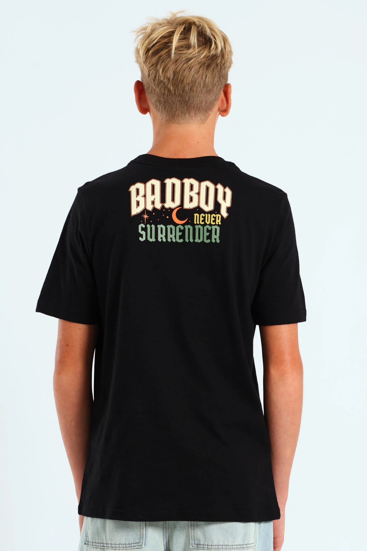 Boys Badboy Eagle Tee - Black - Image 2