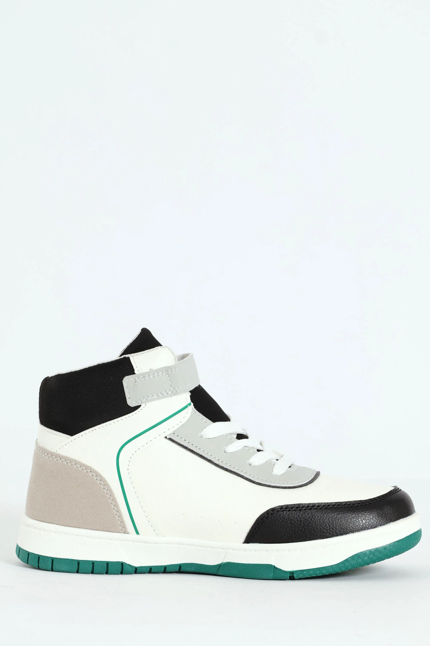 Boys Hitop Sneaker - White - Image 2