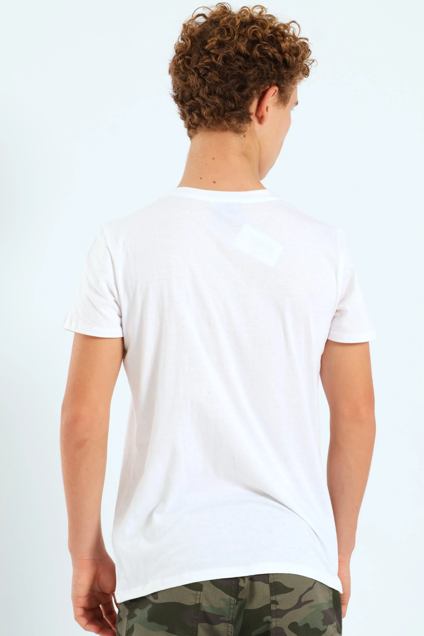 Boys Motocross Print Tee - White - Image 4