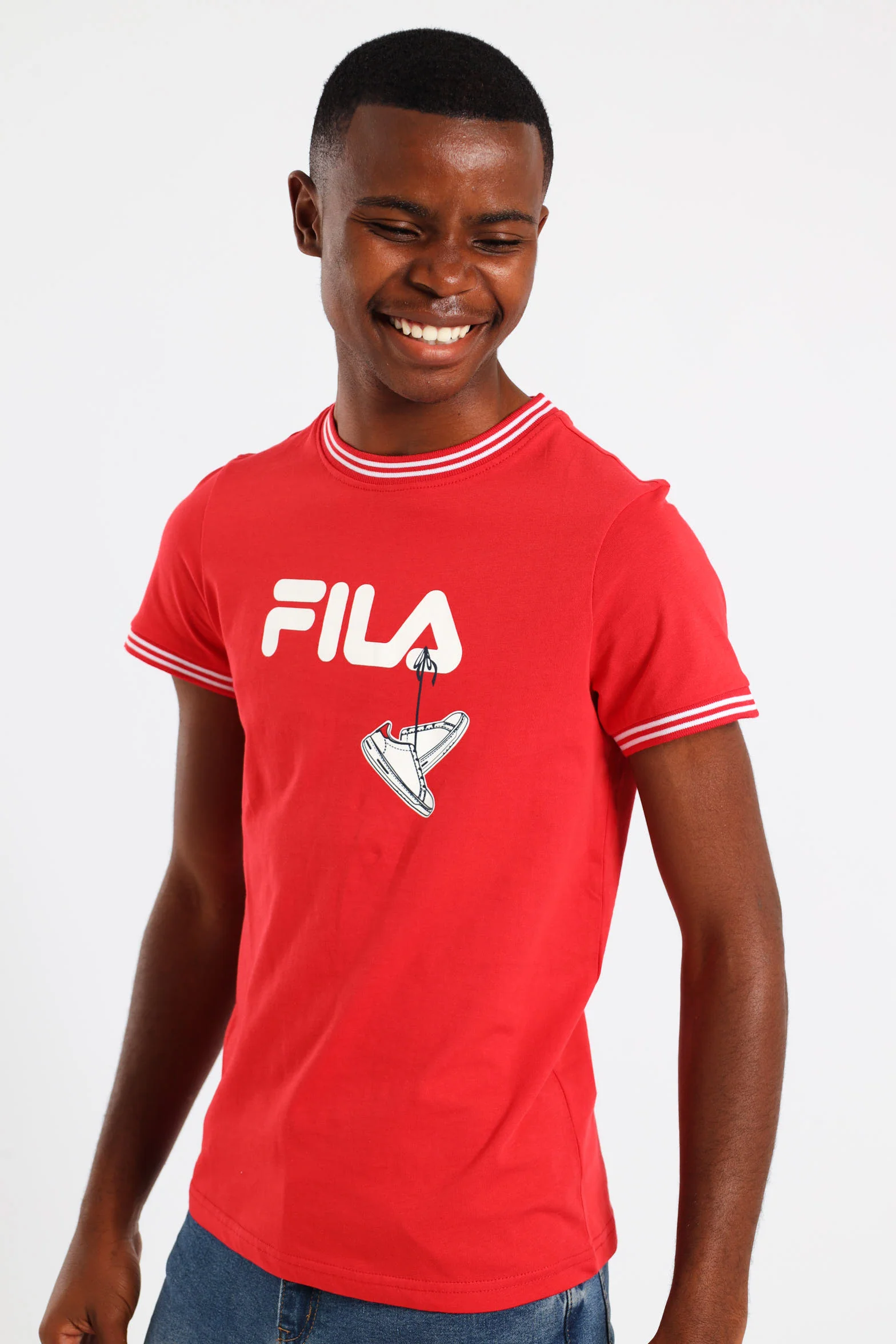 Boys Raul T-Shirt - Red - Image 2