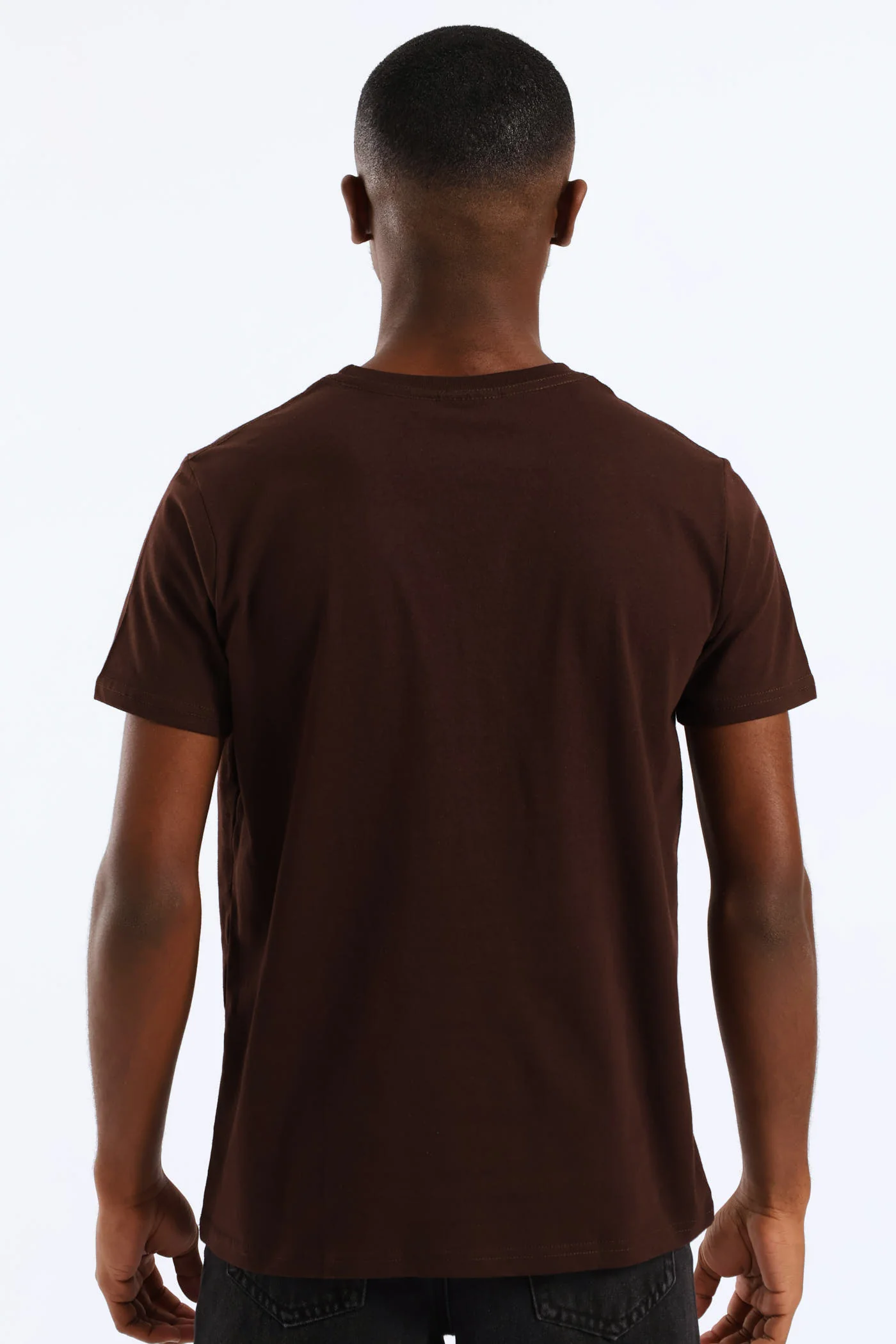 Boys Skater Print Tee - Brown - Image 4