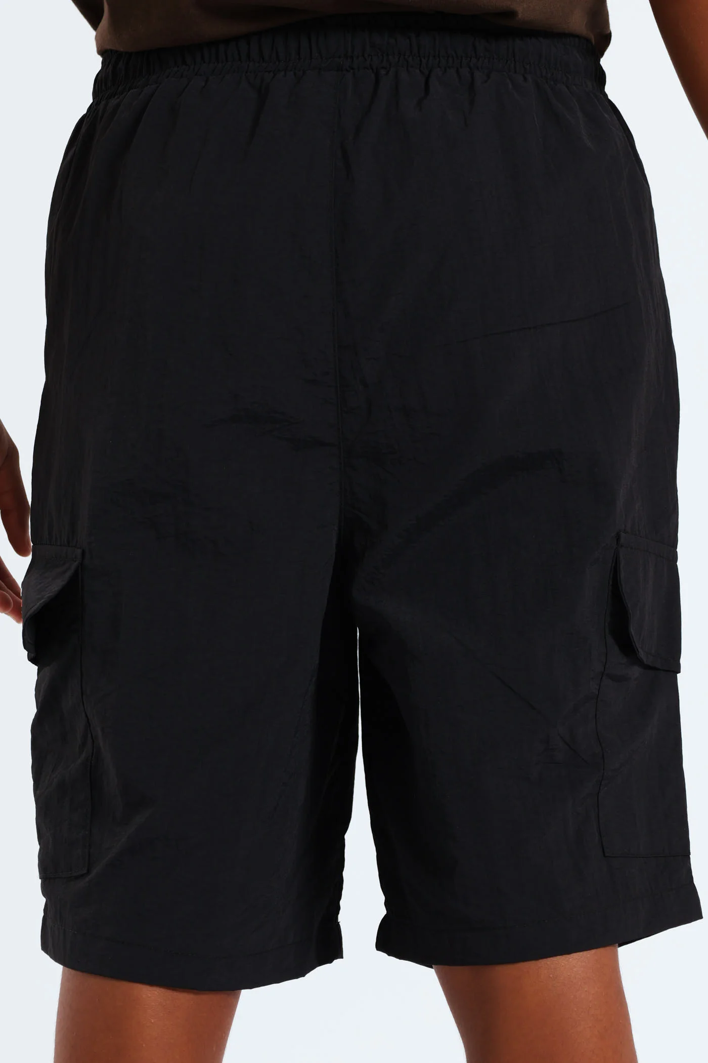 Boys Taslon Cargo Short - Black - Image 5