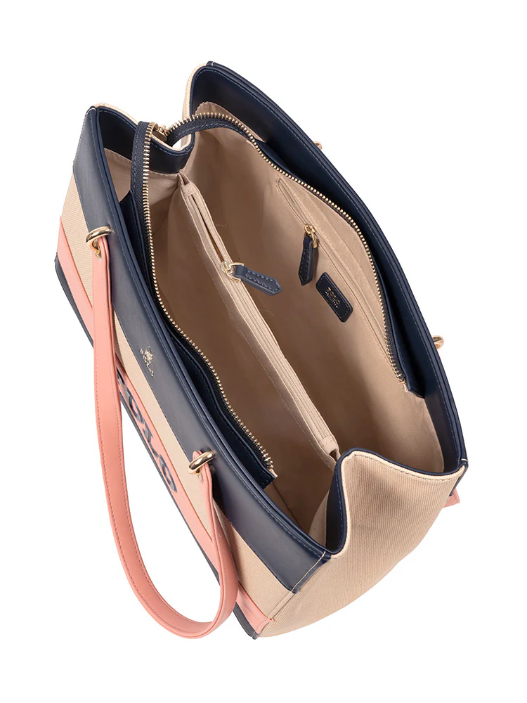 Capri Tote Bag - Coral - Image 3