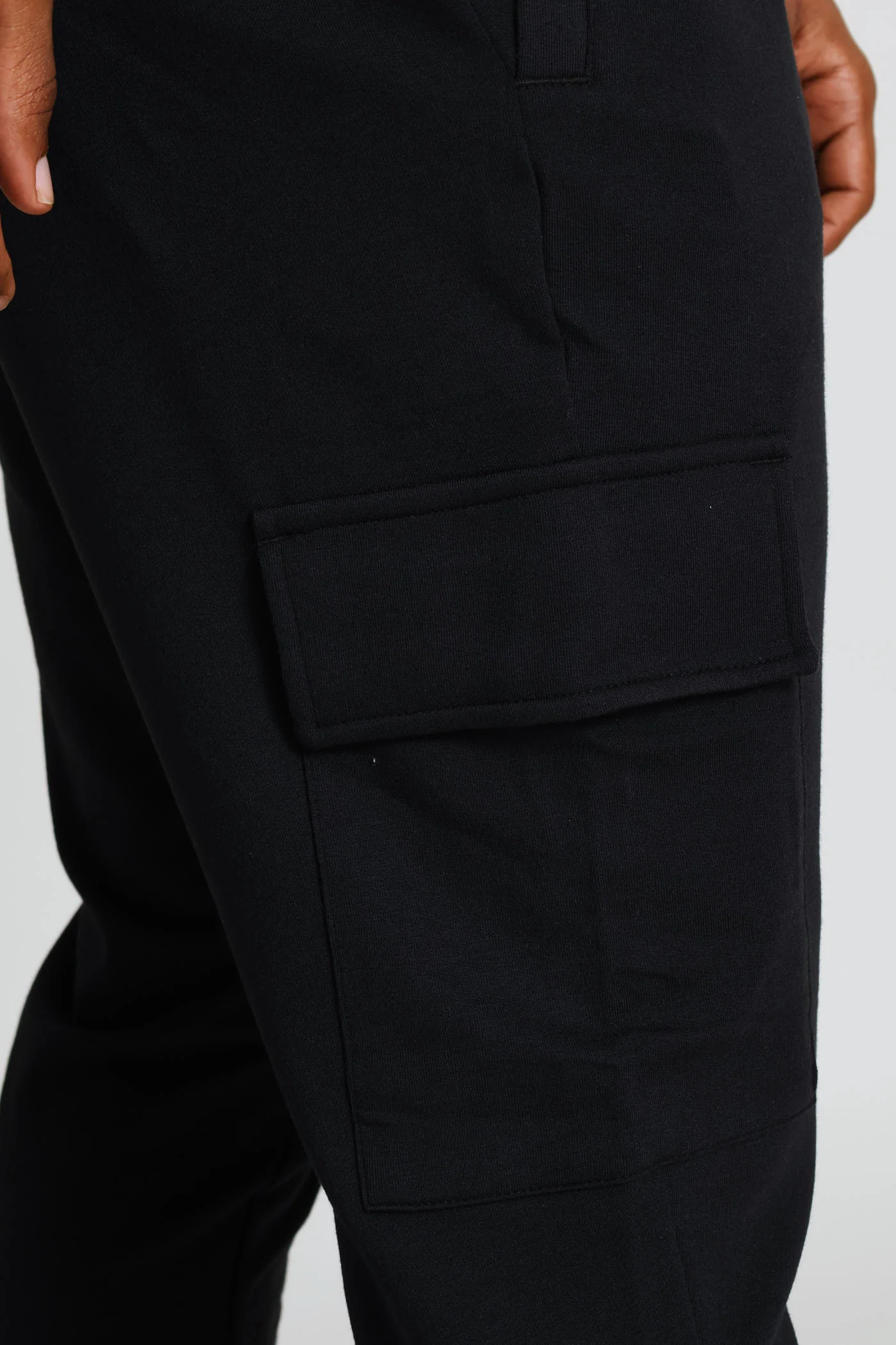 Cargo Jogger - Black - Image 4