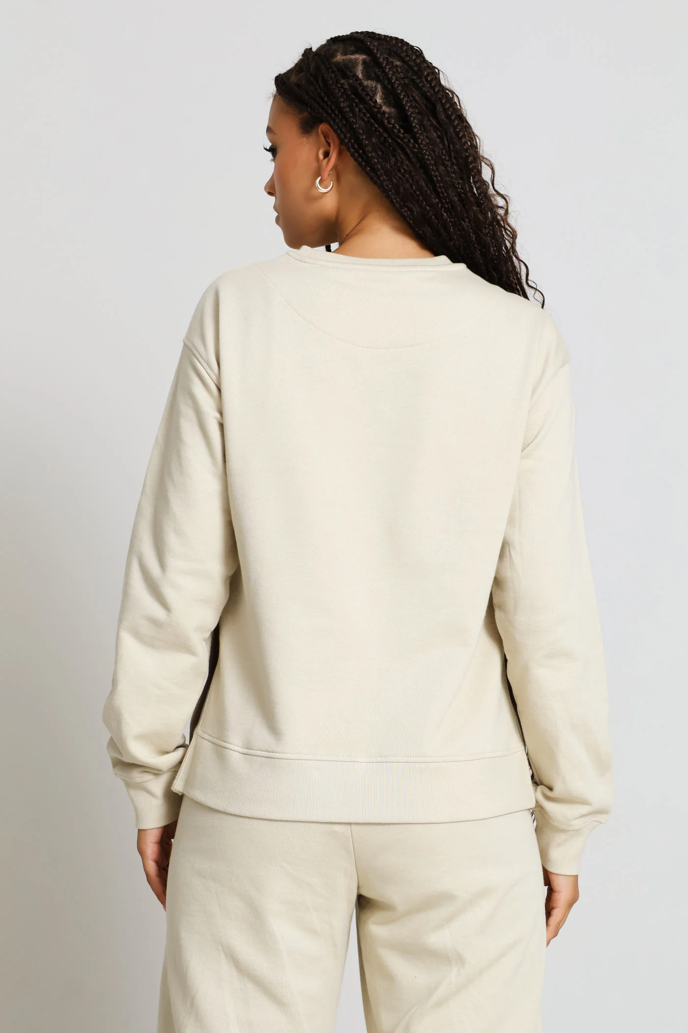 Casey Track Top - Beige - Image 5