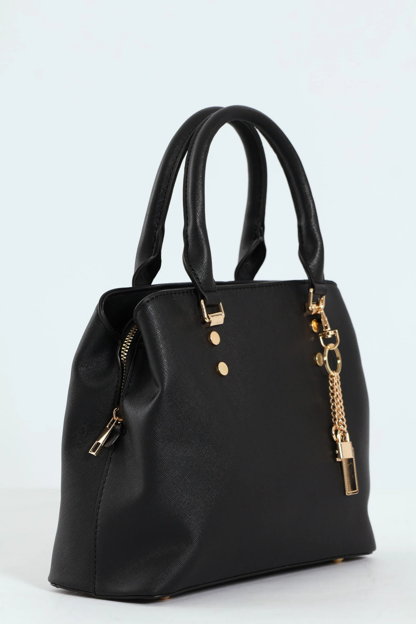 Charm Tote Bag - Black - Image 3