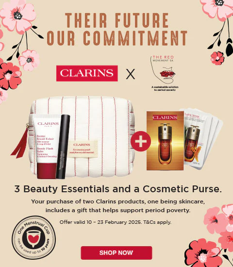 Clarins Red Movement Gift with purchase