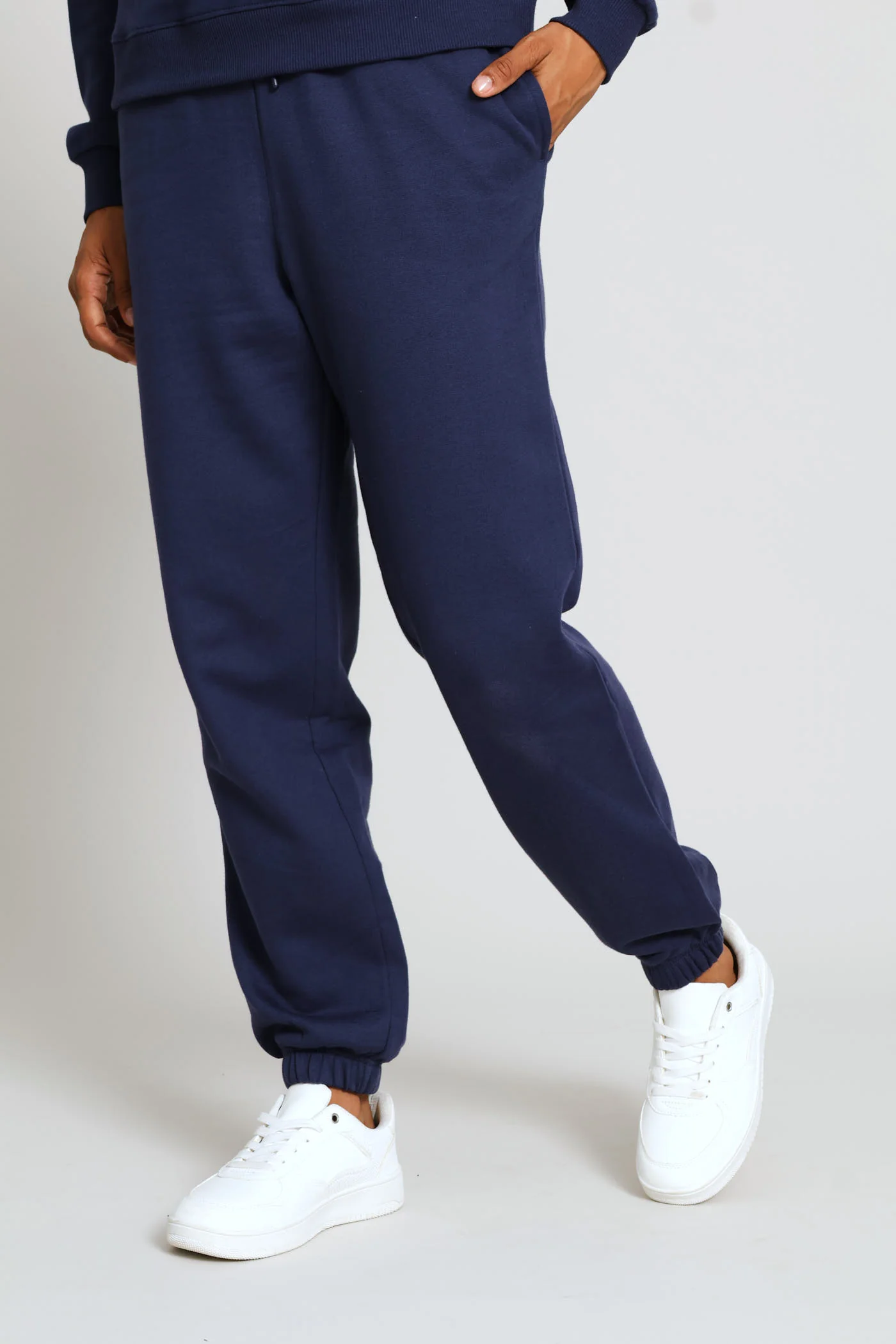 Classic Fleece Jogger - French Navy - Image 2
