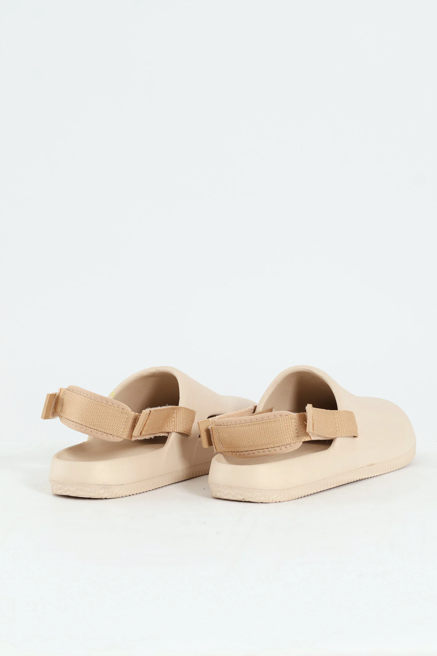 Closed Toe Moulded Clog With Backstrap - Stone - Image 4