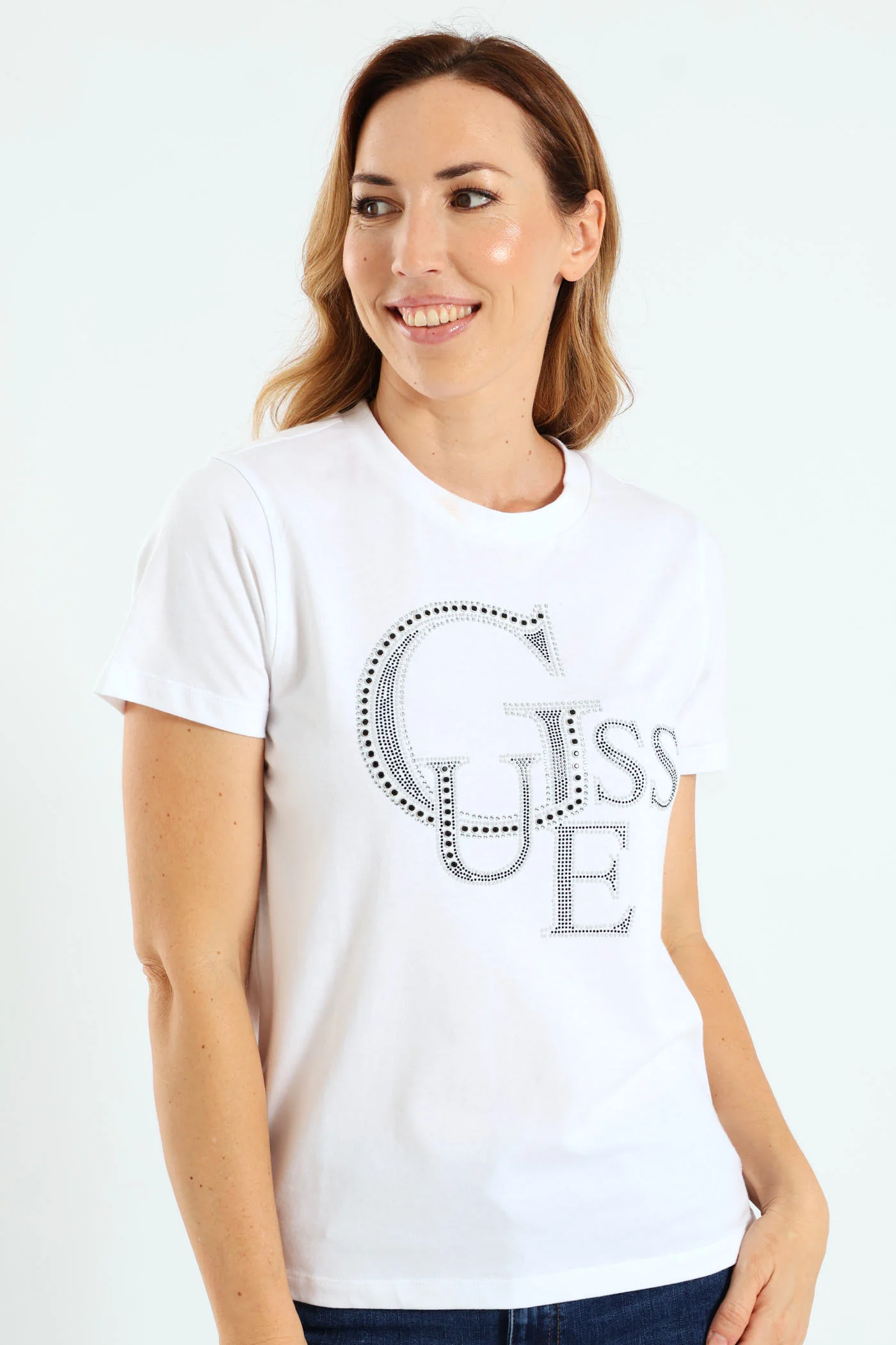 Studded Tee - White
