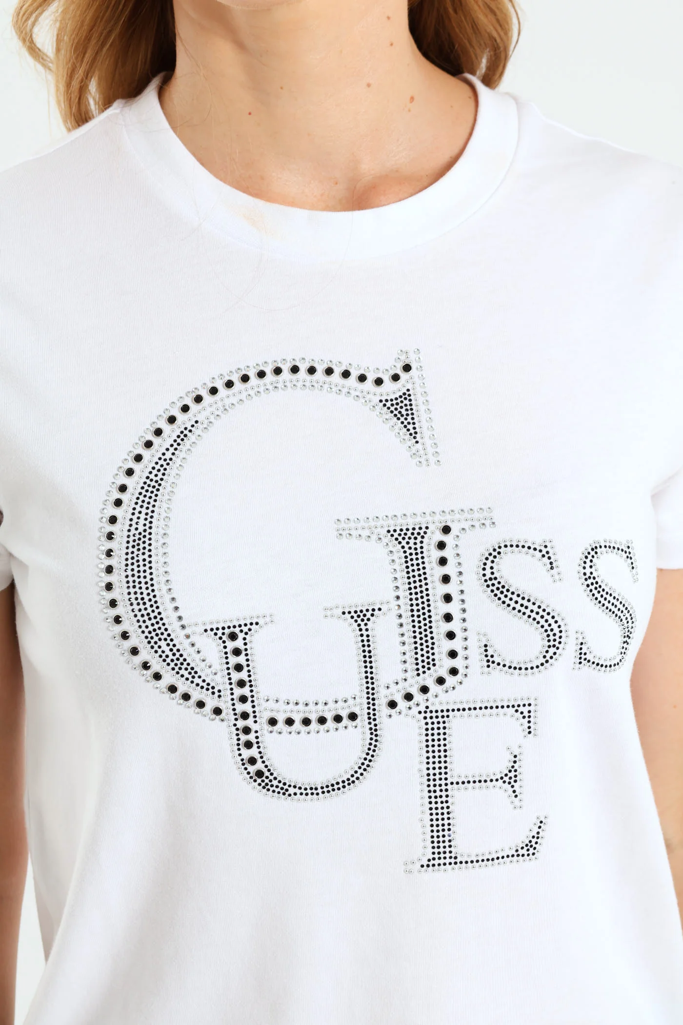 Studded Tee - White - Image 2