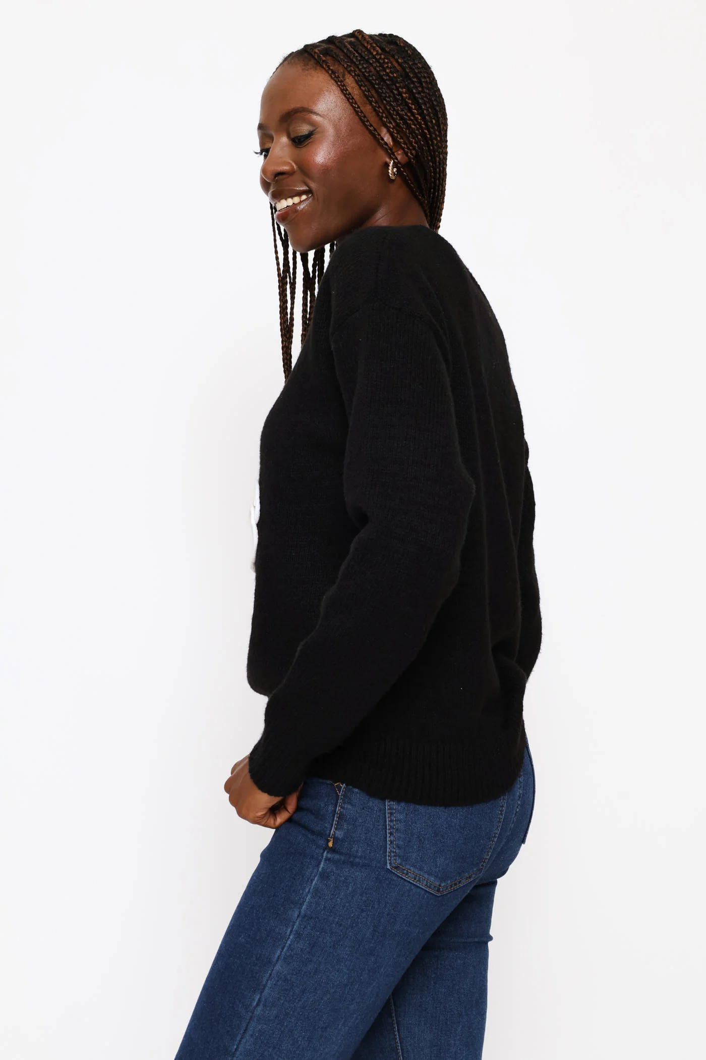 Cornelli Pullover - Black - Image 4