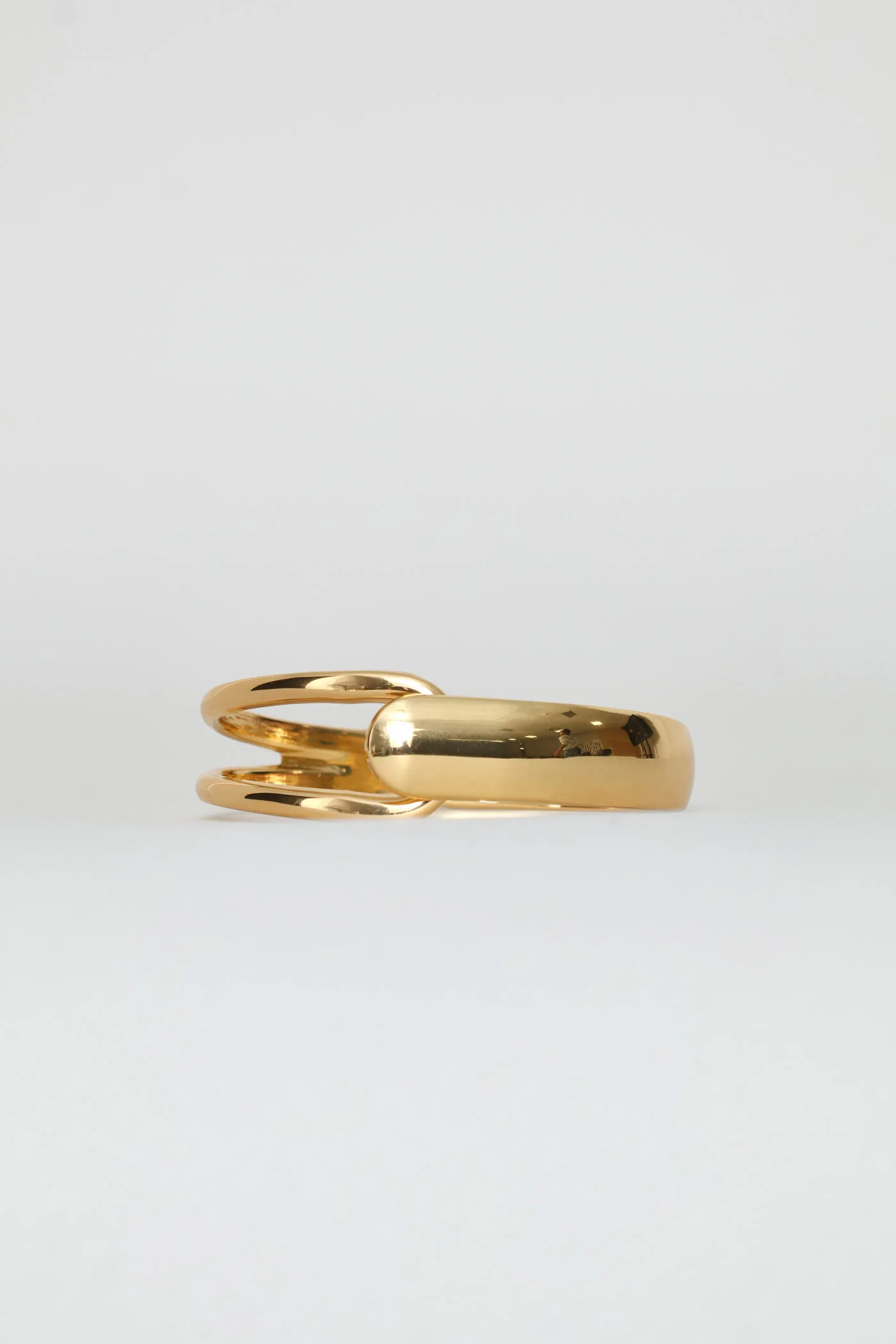 Cutout Cuff Bracelet - Gold - Image 3