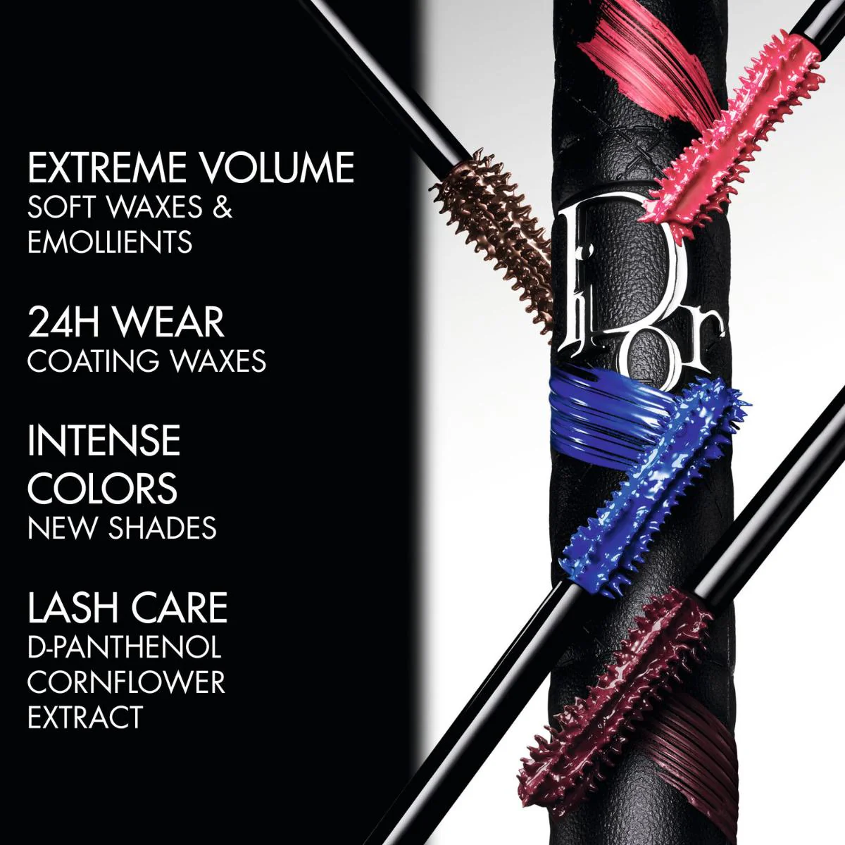 Diorshow Overvolume Extreme Volume Mascara – 24-Hour Wear – Lash-by-Lash Definition - Image 3