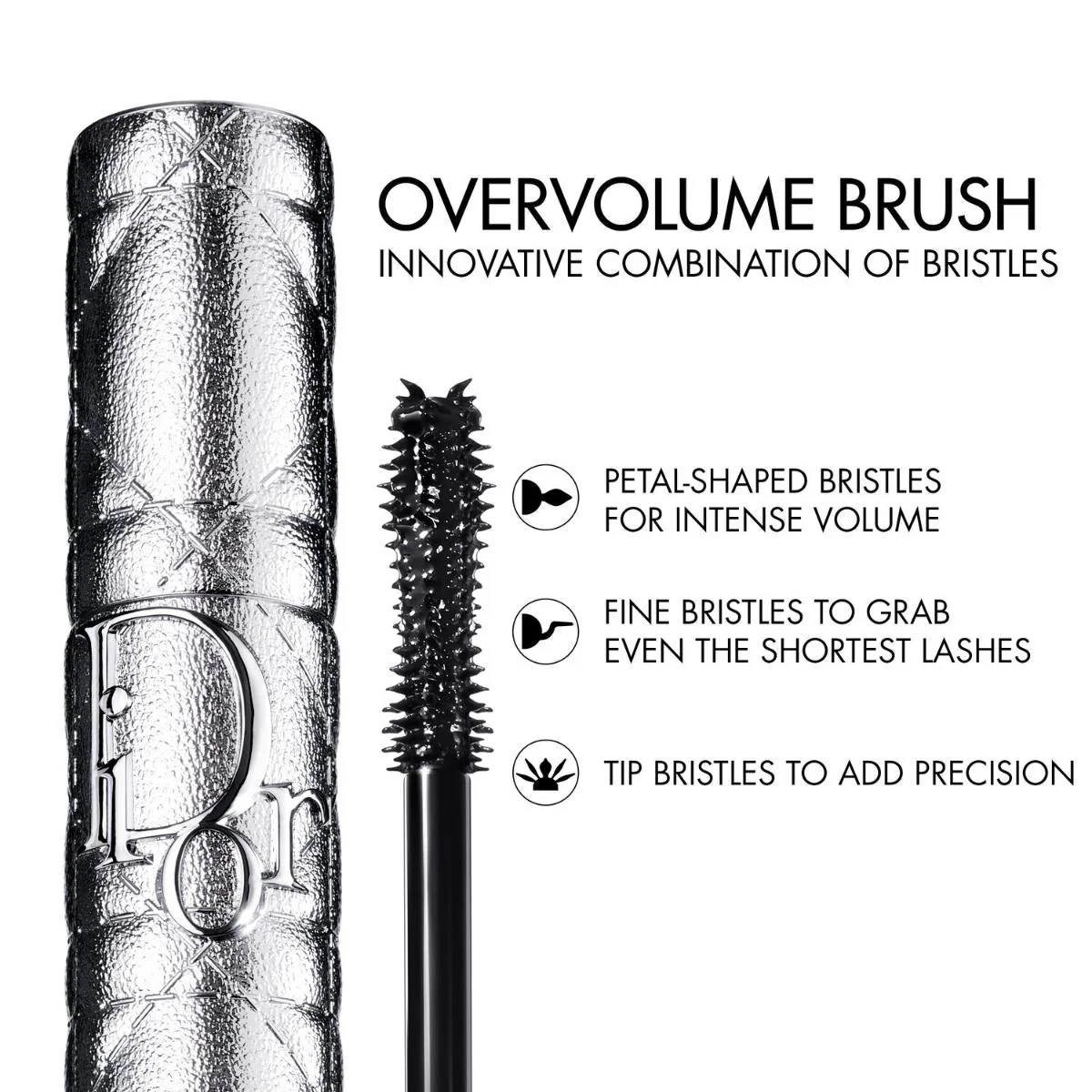Diorshow Overvolume Extreme Volume Mascara – 24-Hour Wear – Lash-by-Lash Definition - Image 9