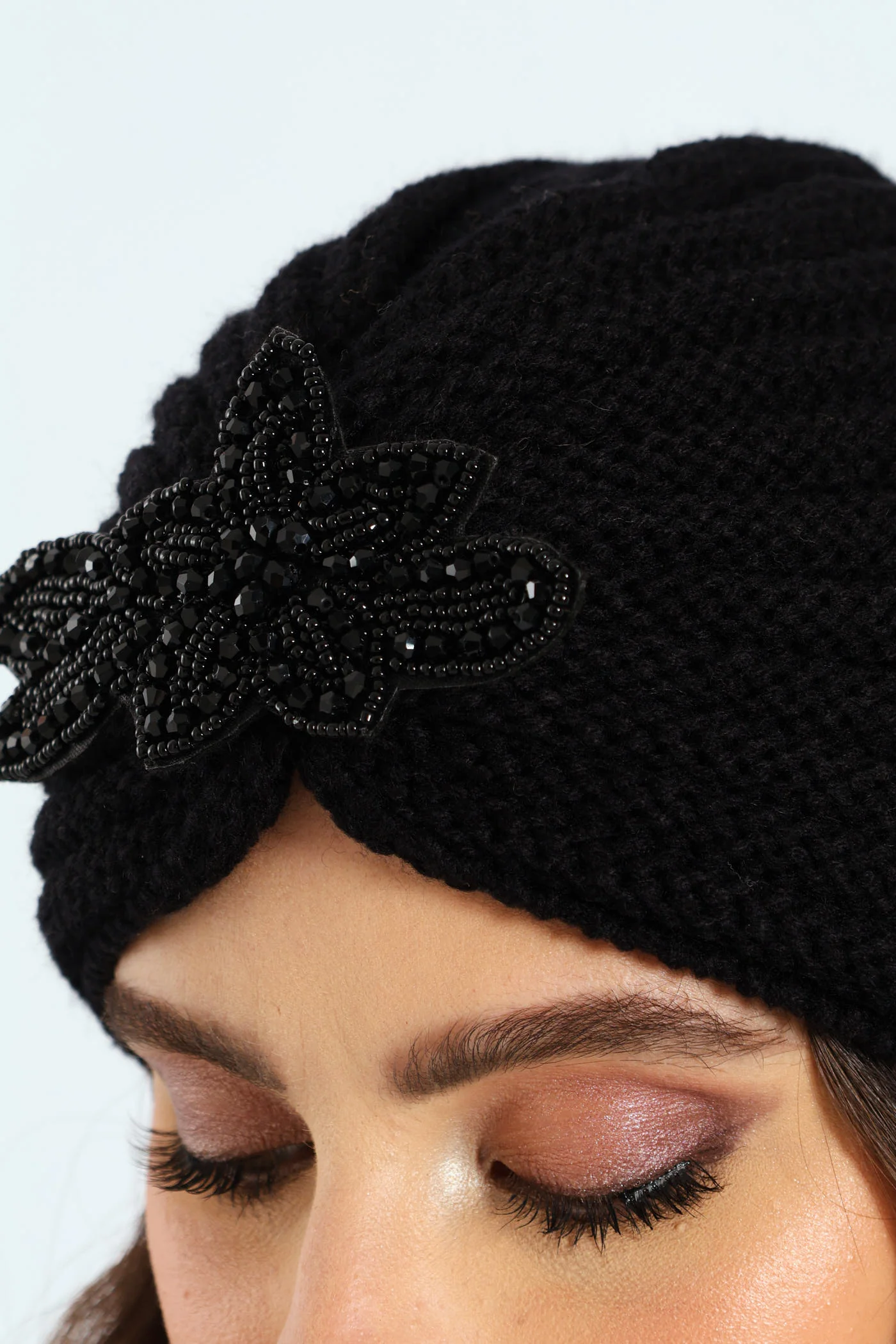 Embellished Turban - Black - Image 2