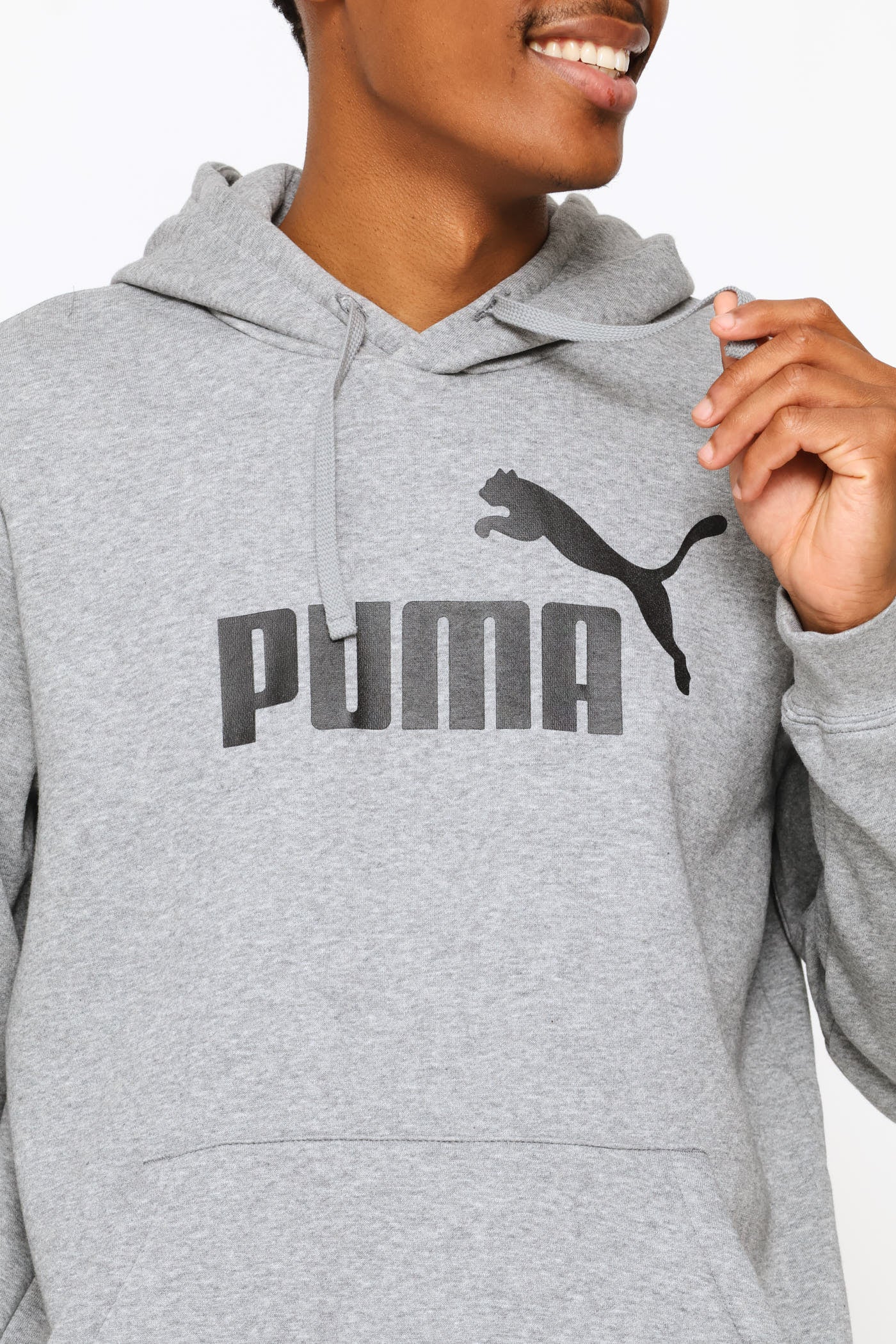 Essential No 1 Logo Fleece Top - Grey - Image 2