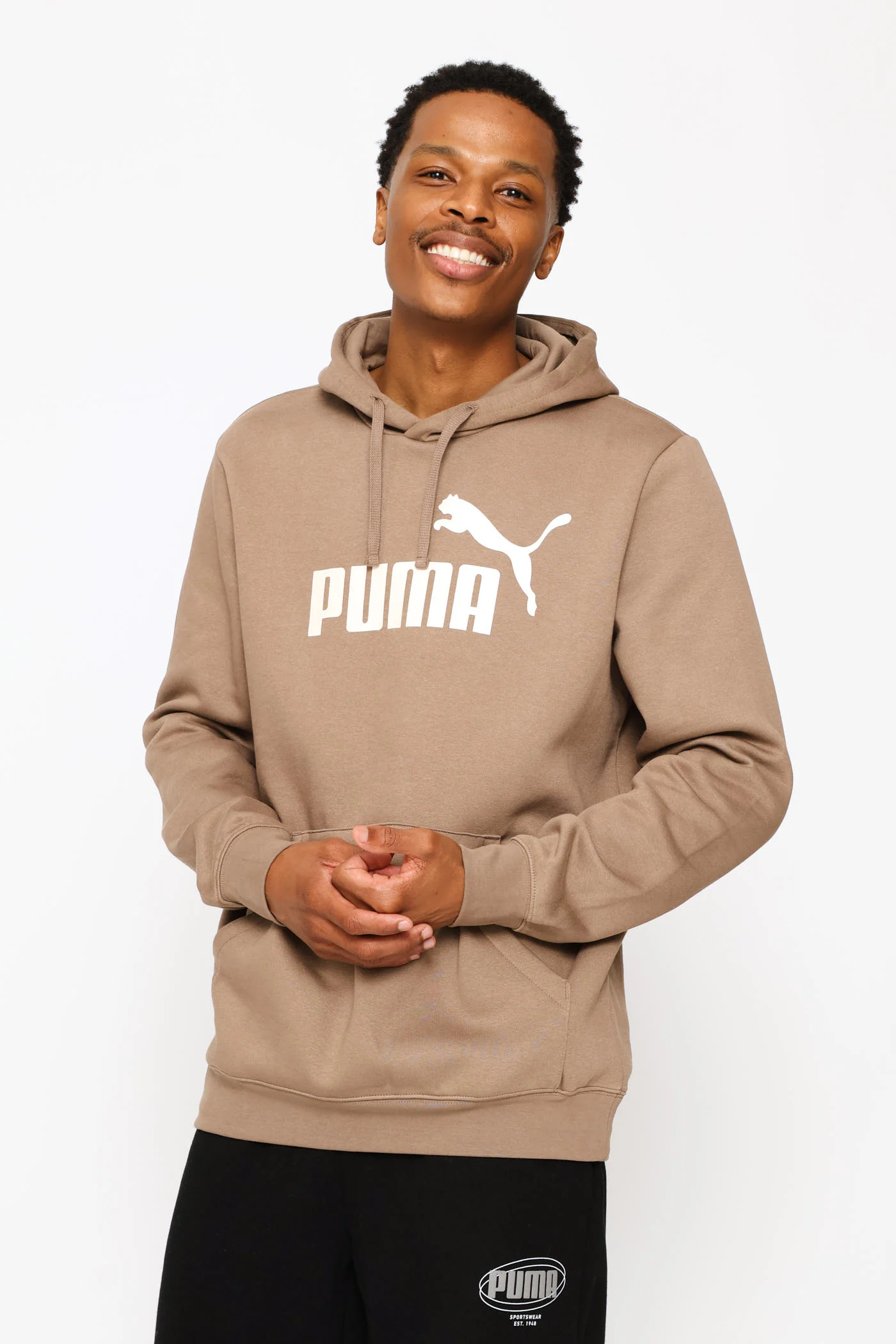 Essential No 1 Logo Hoodie - Stone - Image 6