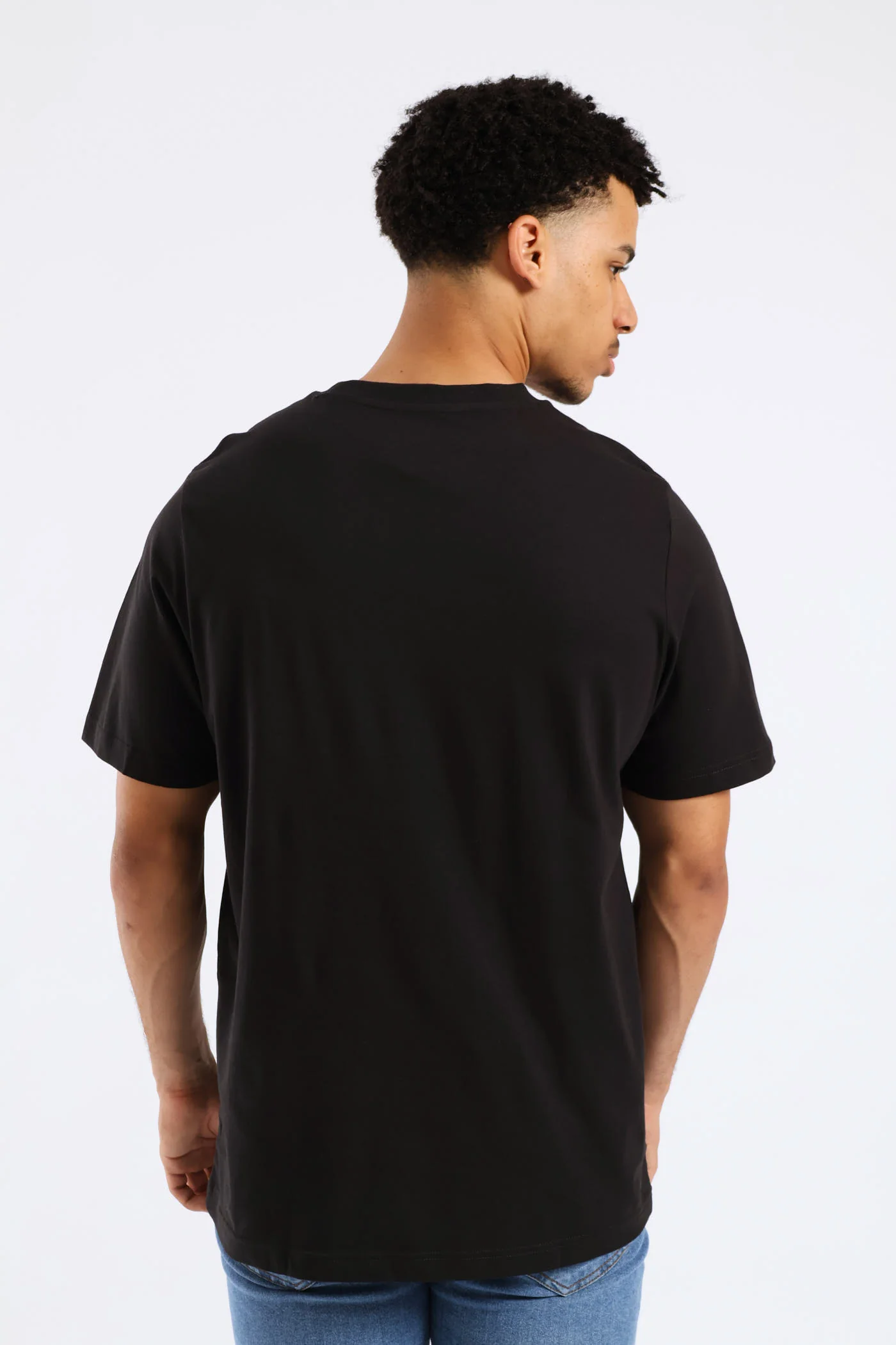 Essential Small Logo Tee - Black - Image 2