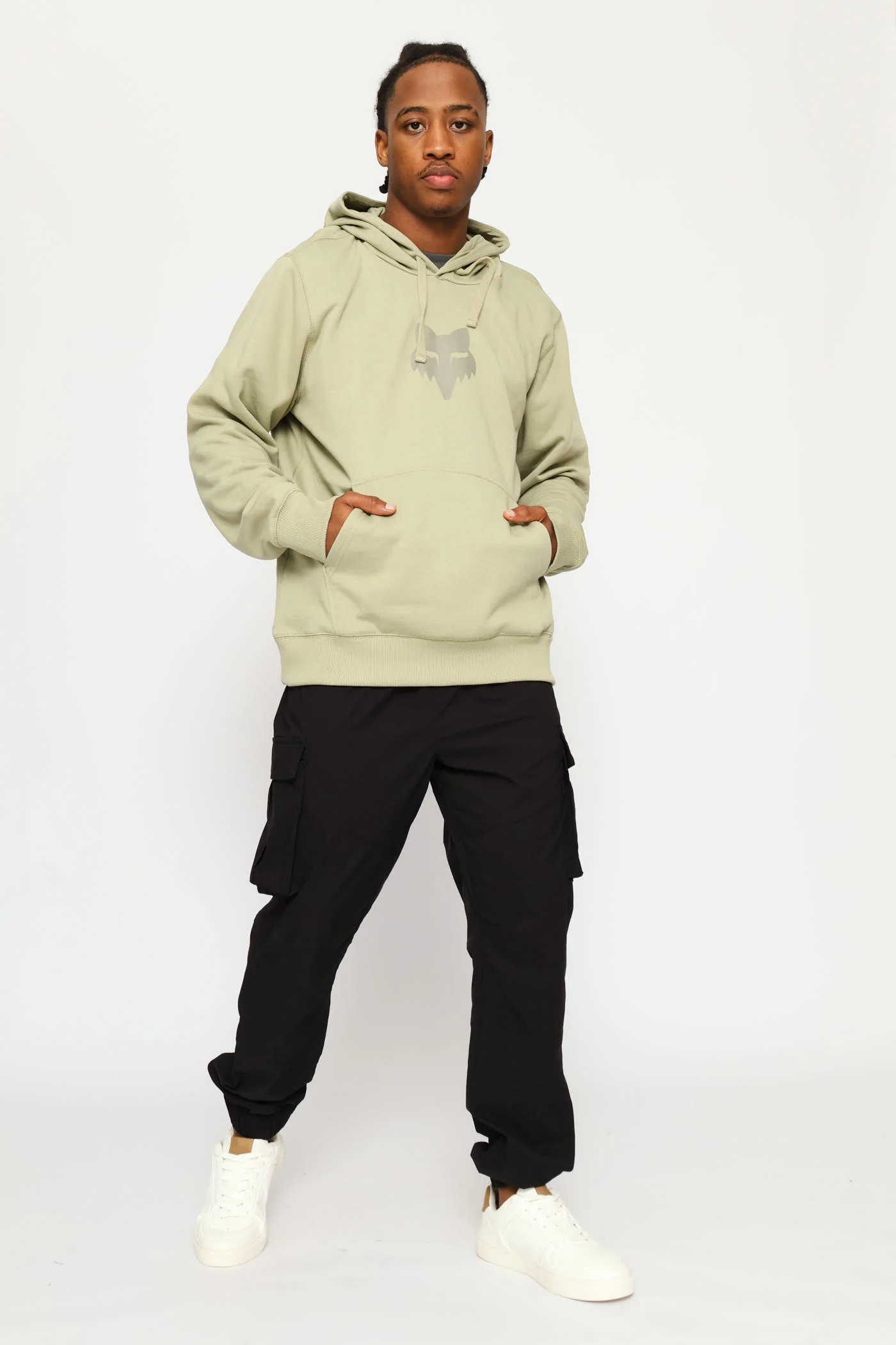 Printed Hoodie - Taupe - Image 7