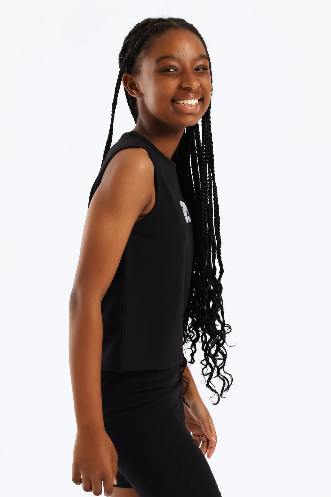Girls Adele Vest - Black - Image 3