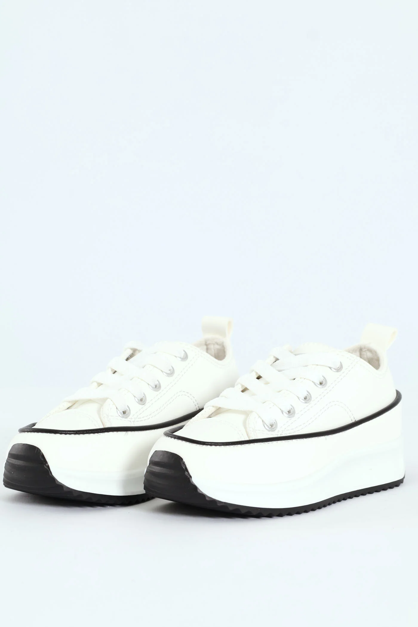 Girls Casey Platform Sneaker - White - Image 3