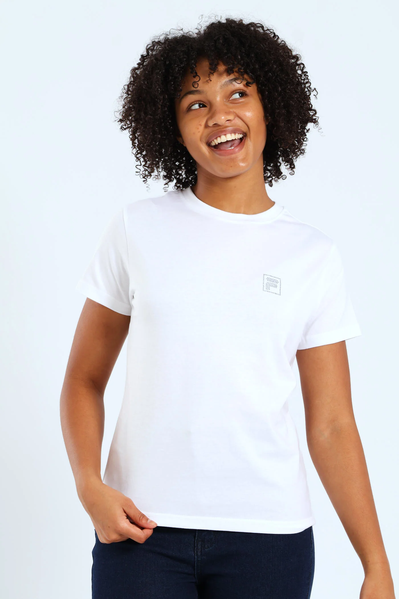 Girls Gemma Tee - White