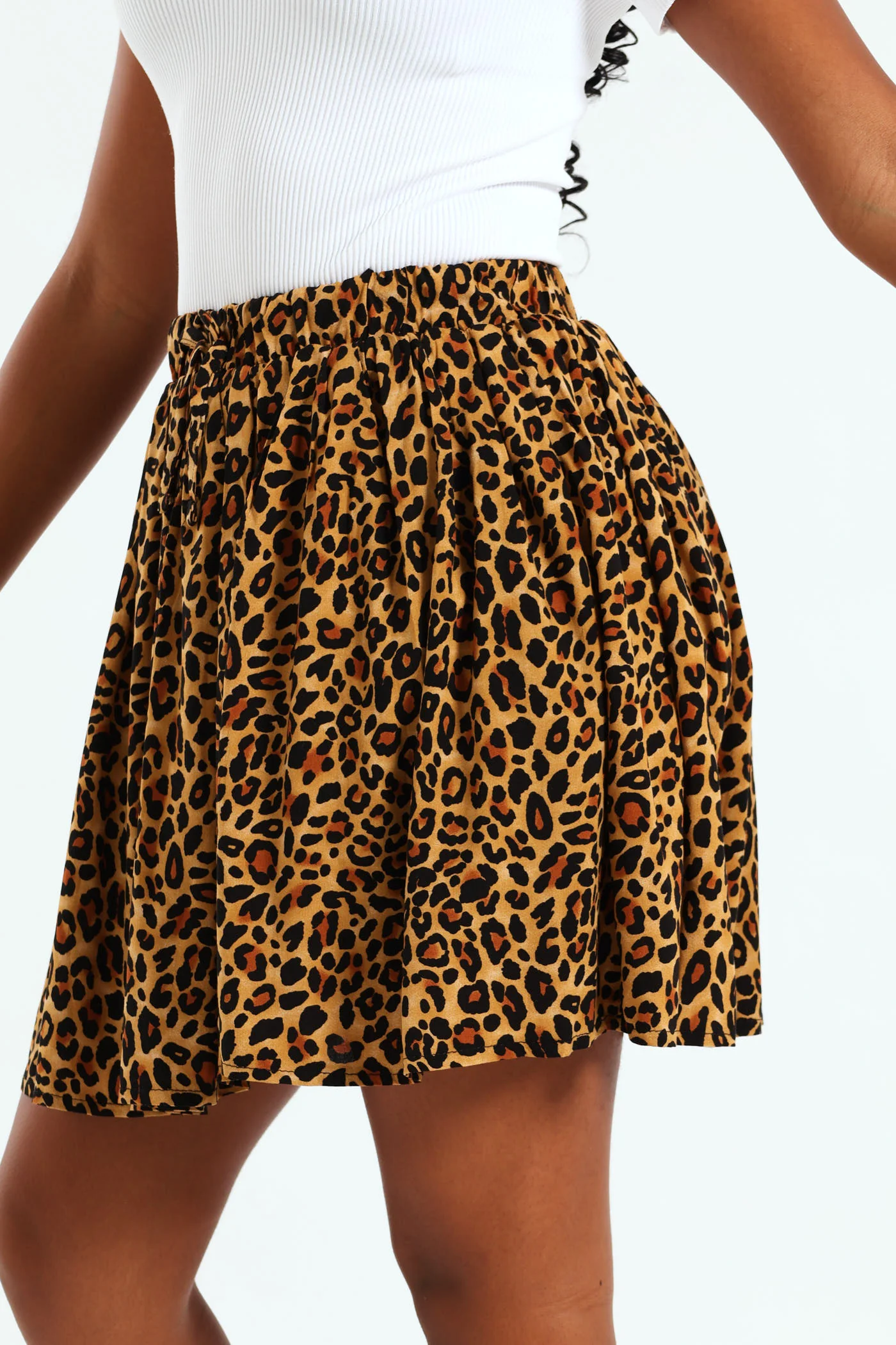 Girls Leopard Rara Skort - Image 2
