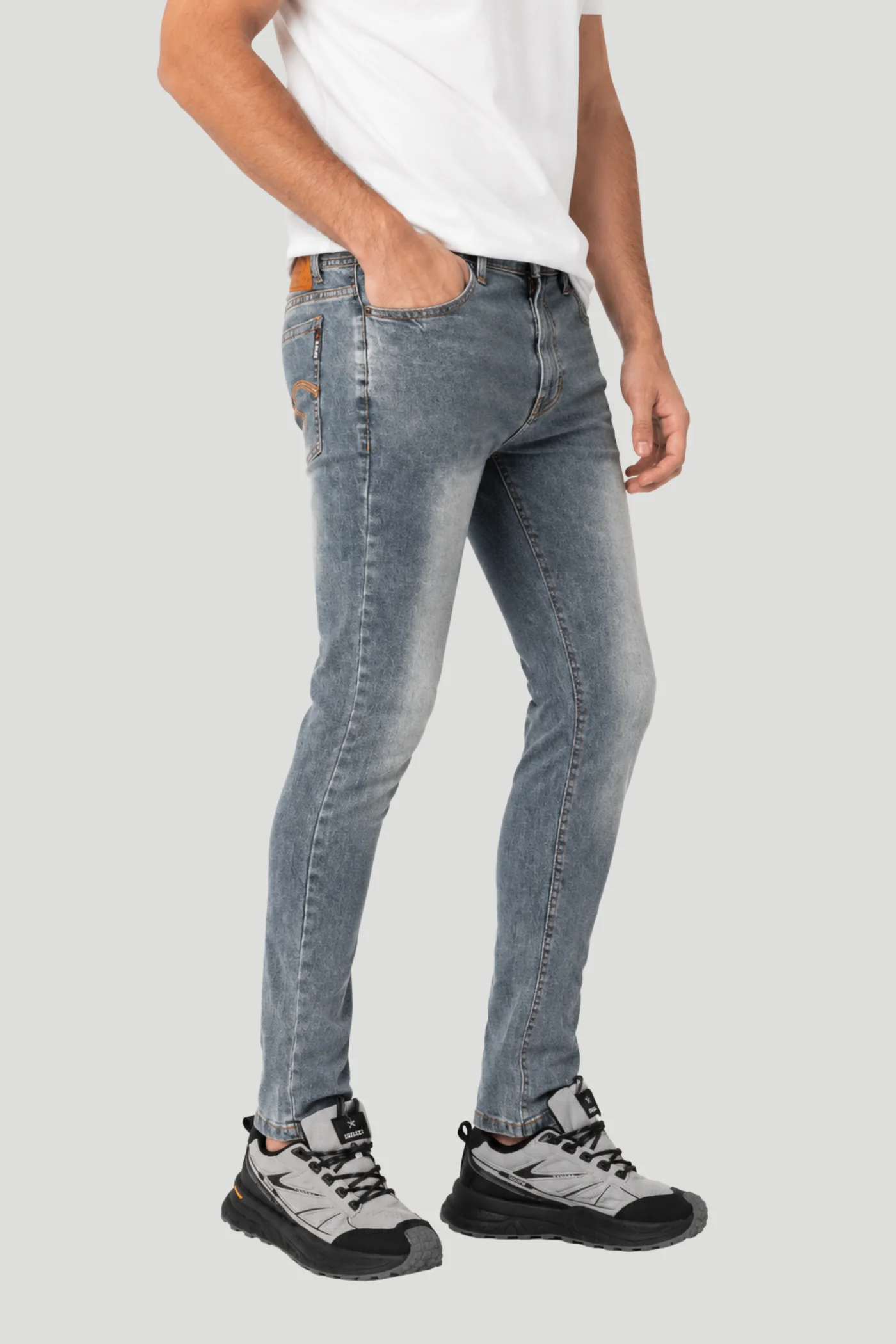 Goodman Skinny Denim - Tea Stain - Image 2
