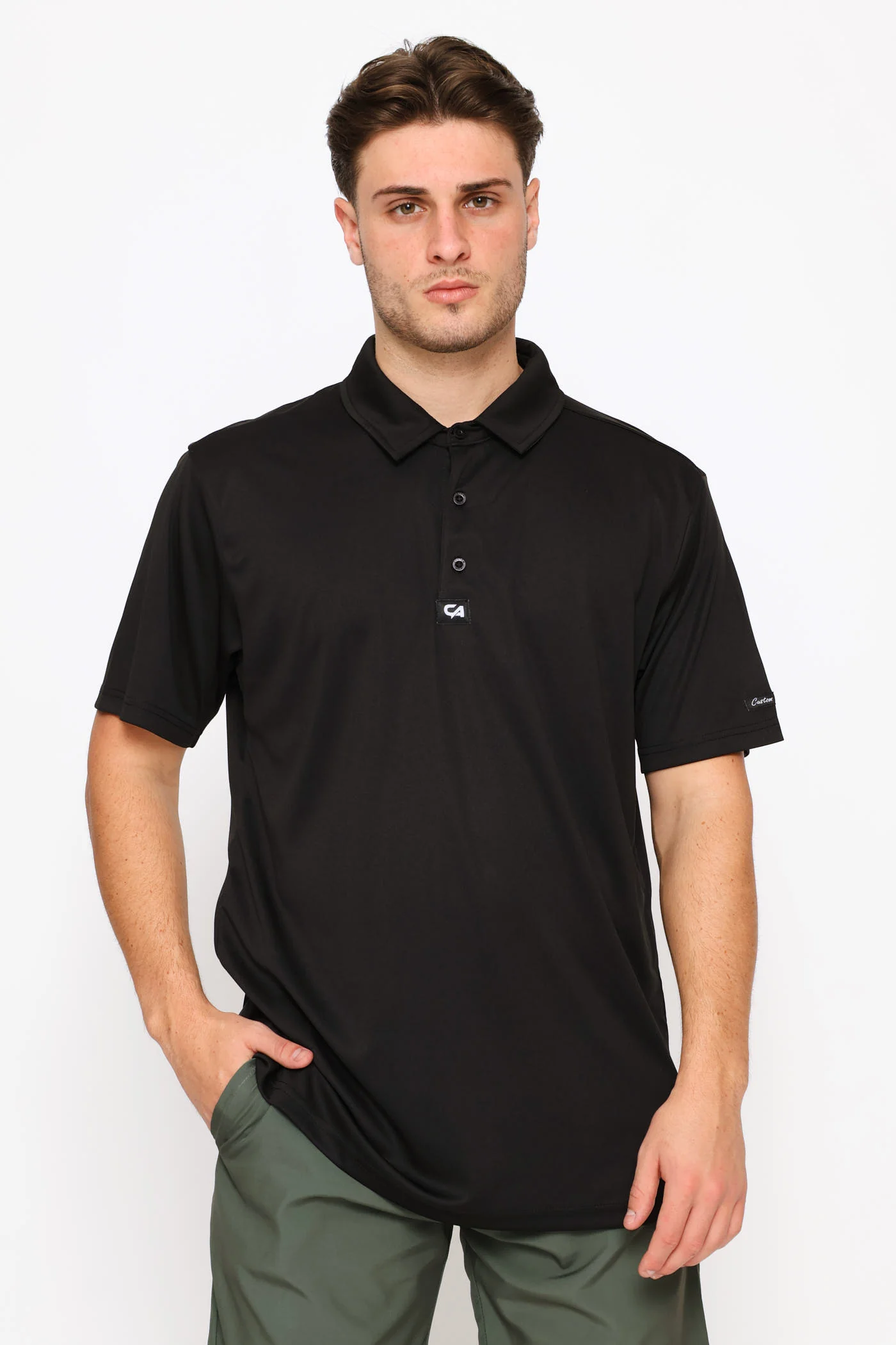 Iconic Plain Golfer - Black - Image 2