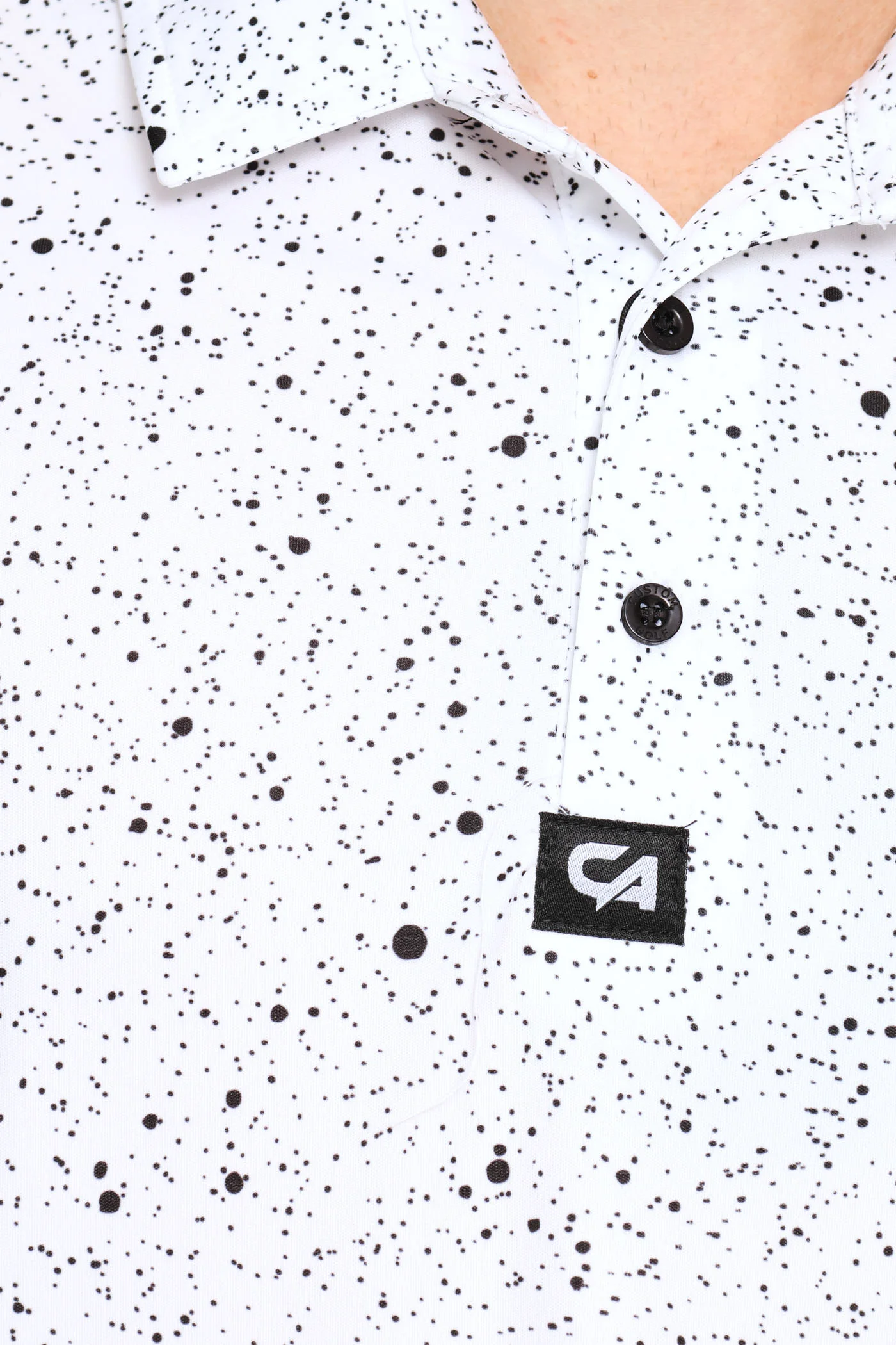 Ink Splatter Golfer - White - Image 2