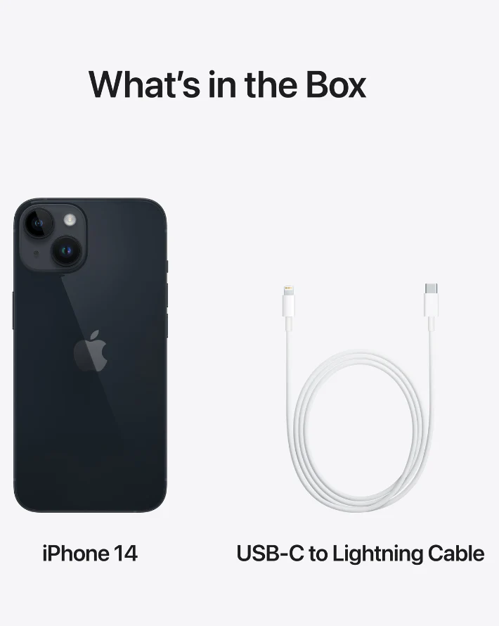 iPhone 14 128GB Cellphone - Midnight - Image 4