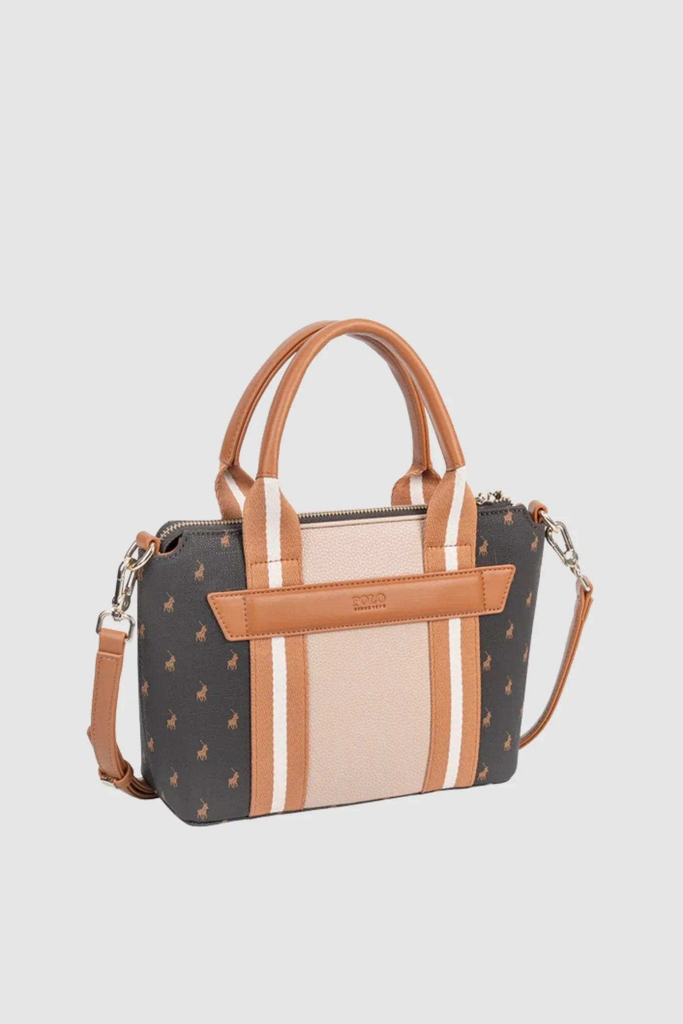 Isla Small Shopper Sling Bag - Brown - Image 3